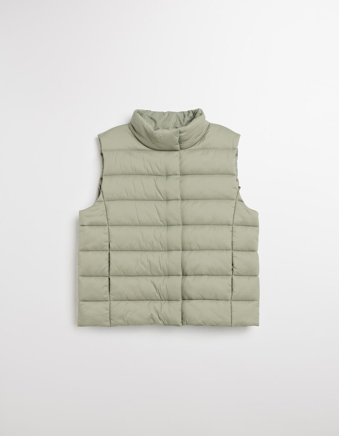 Colete Acolchoado, Mulher, Verde Escuro