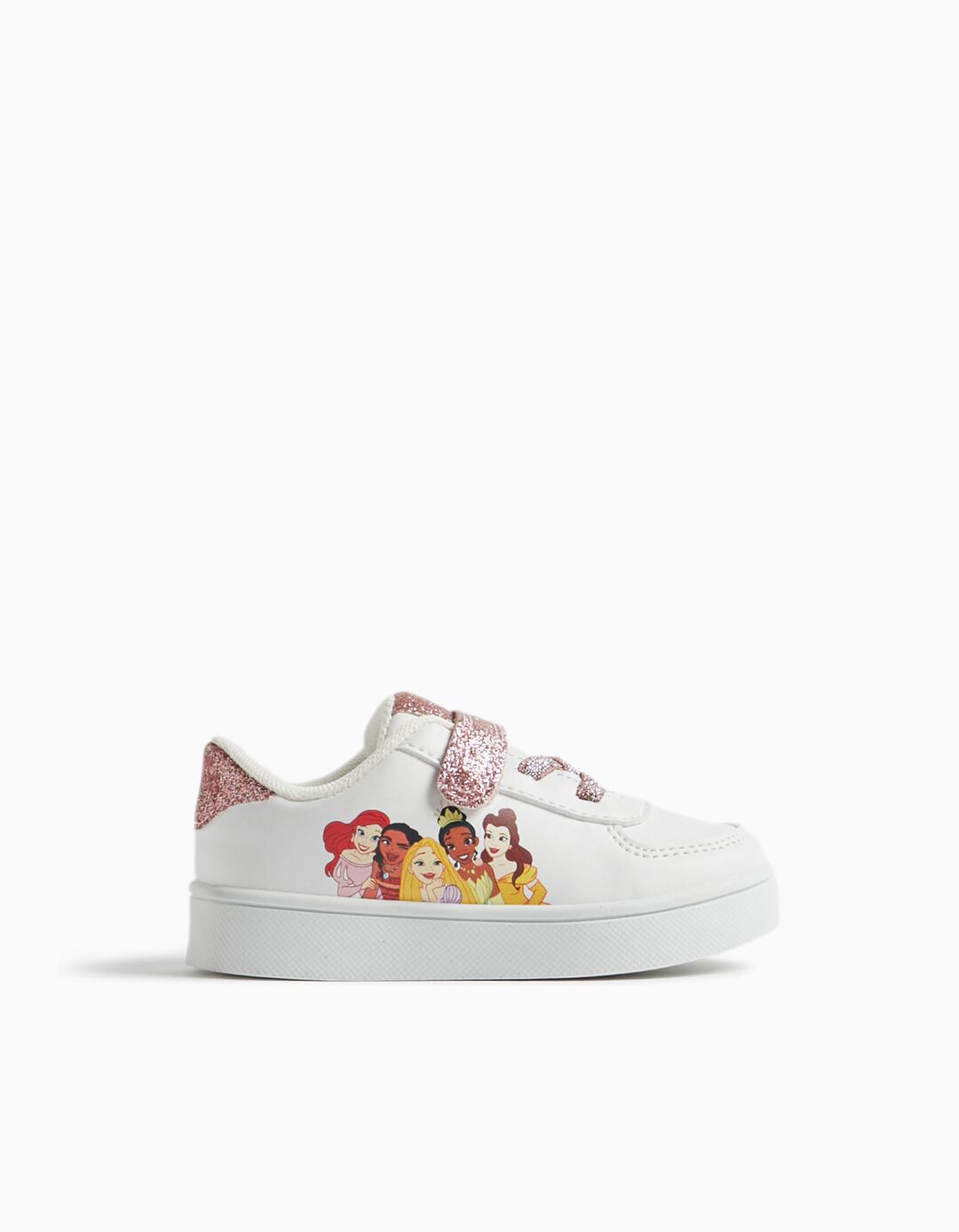 'Disney' Sneakers, Baby Girl, White