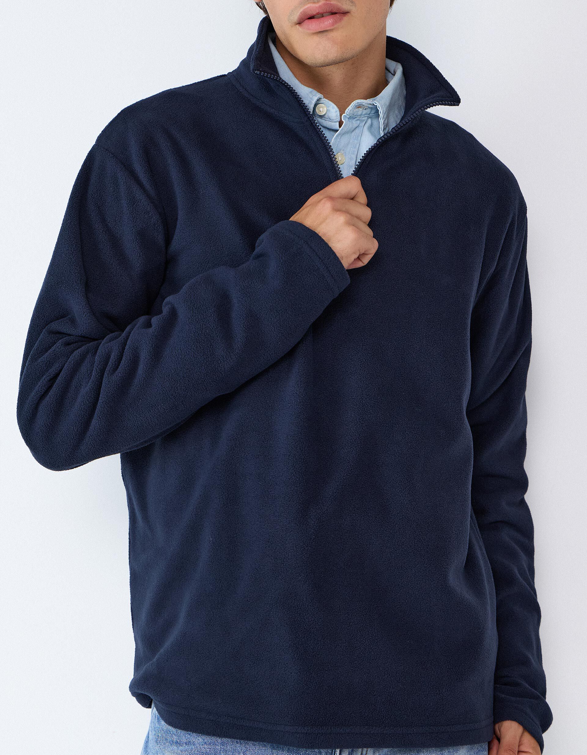 Comprar Online Camisola Polar, Homem, Azul Escuro