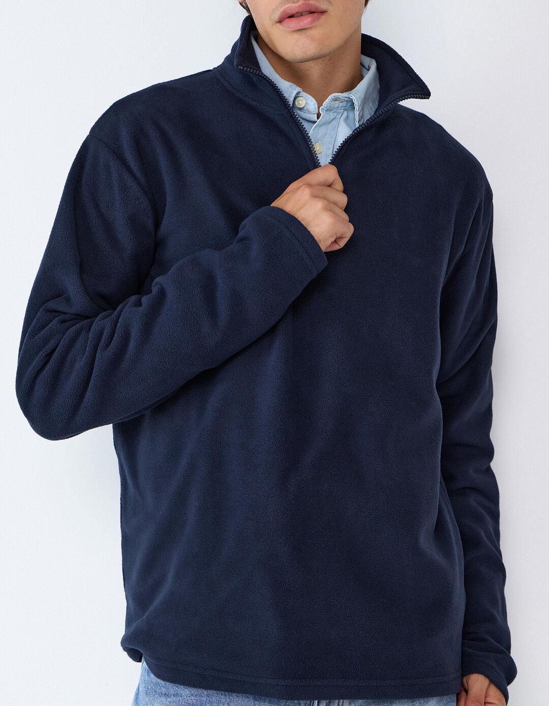 Camisola Polar, Homem, Azul Escuro