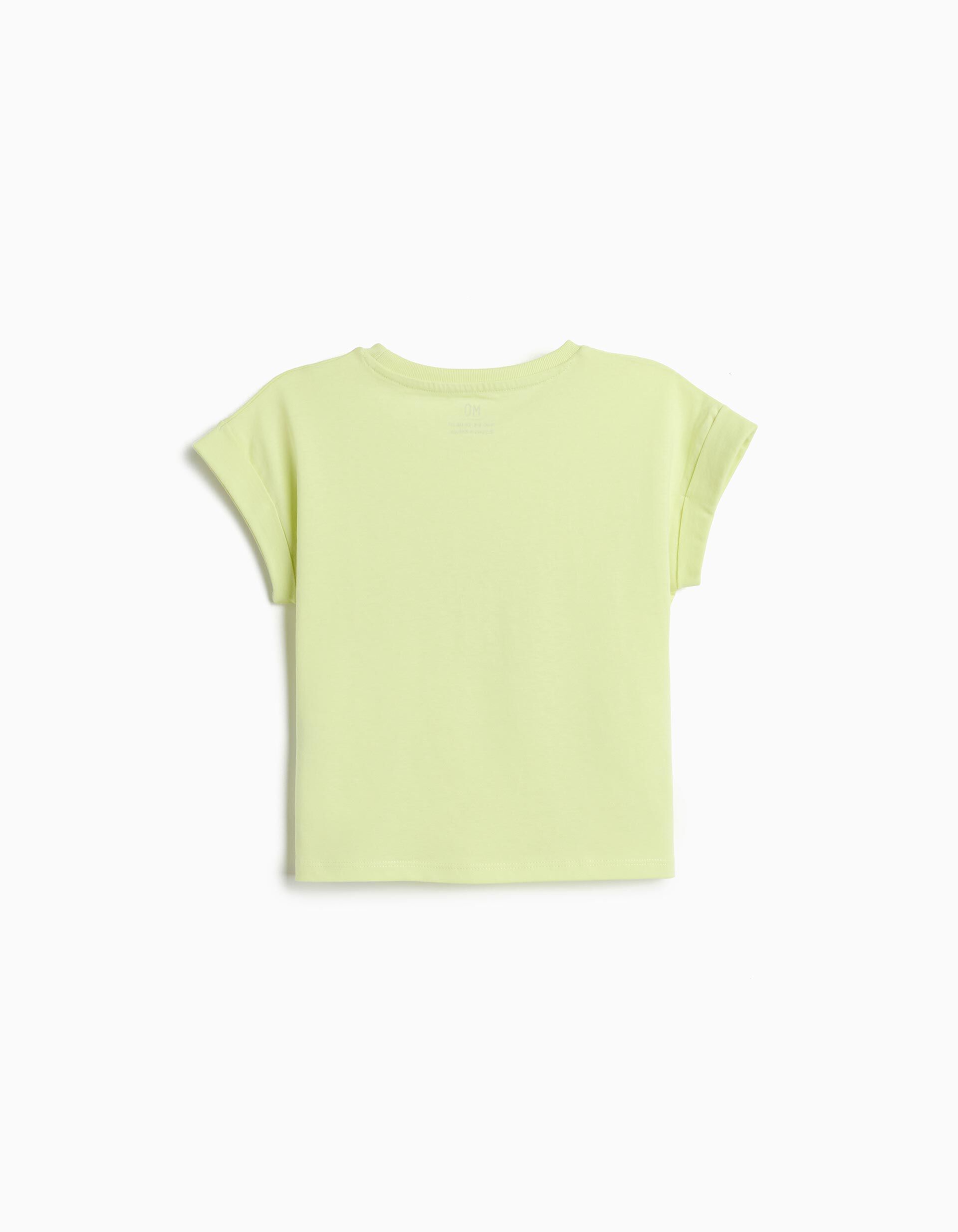 Comprar Online T-shirt Estampada, Menina, Amarelo Claro