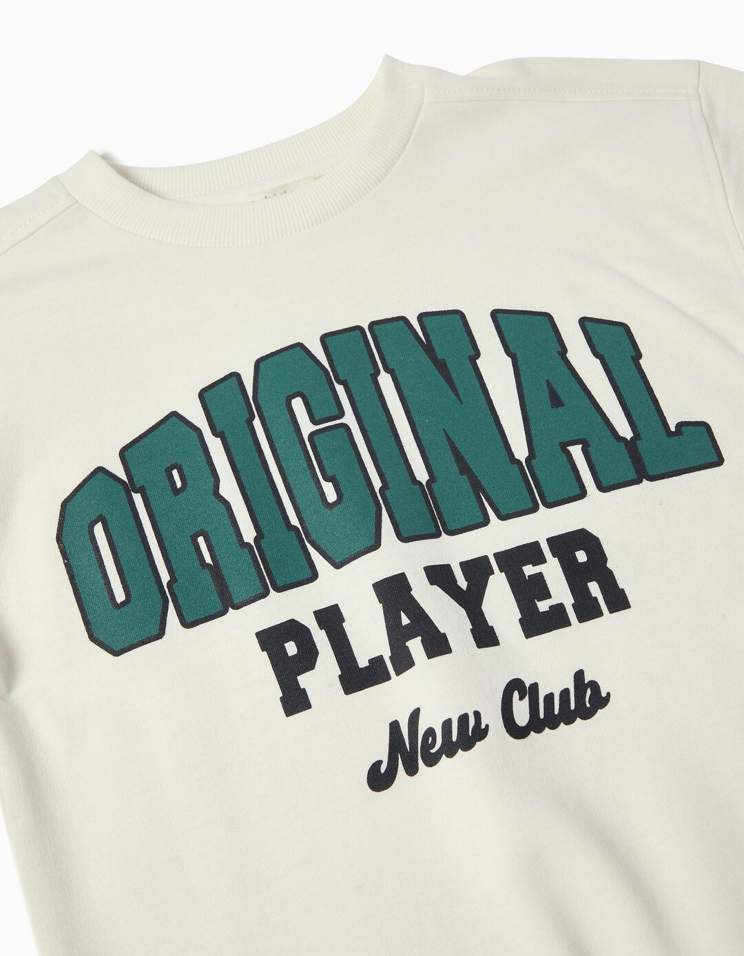 Sweatshirt de Felpa, Menino, Cru