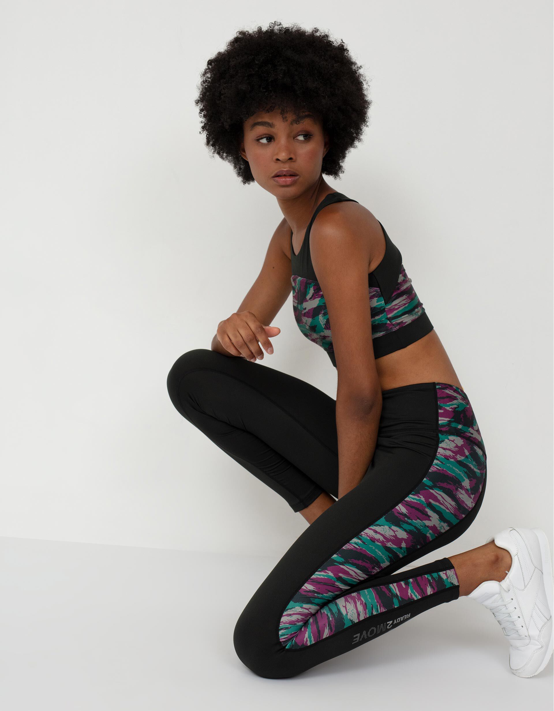 Leggins Desportivas, Mulher, Preto | MO Online