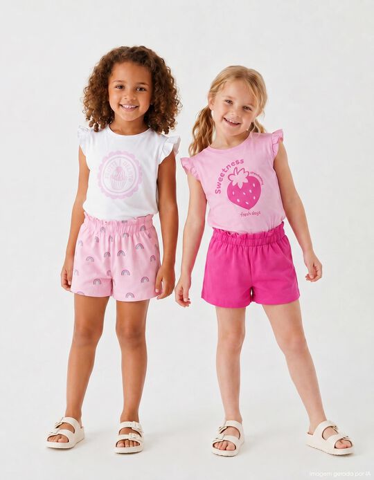 Comprar Online Pack 2 Cal&ccedil;&otilde;es, Menina, Rosa