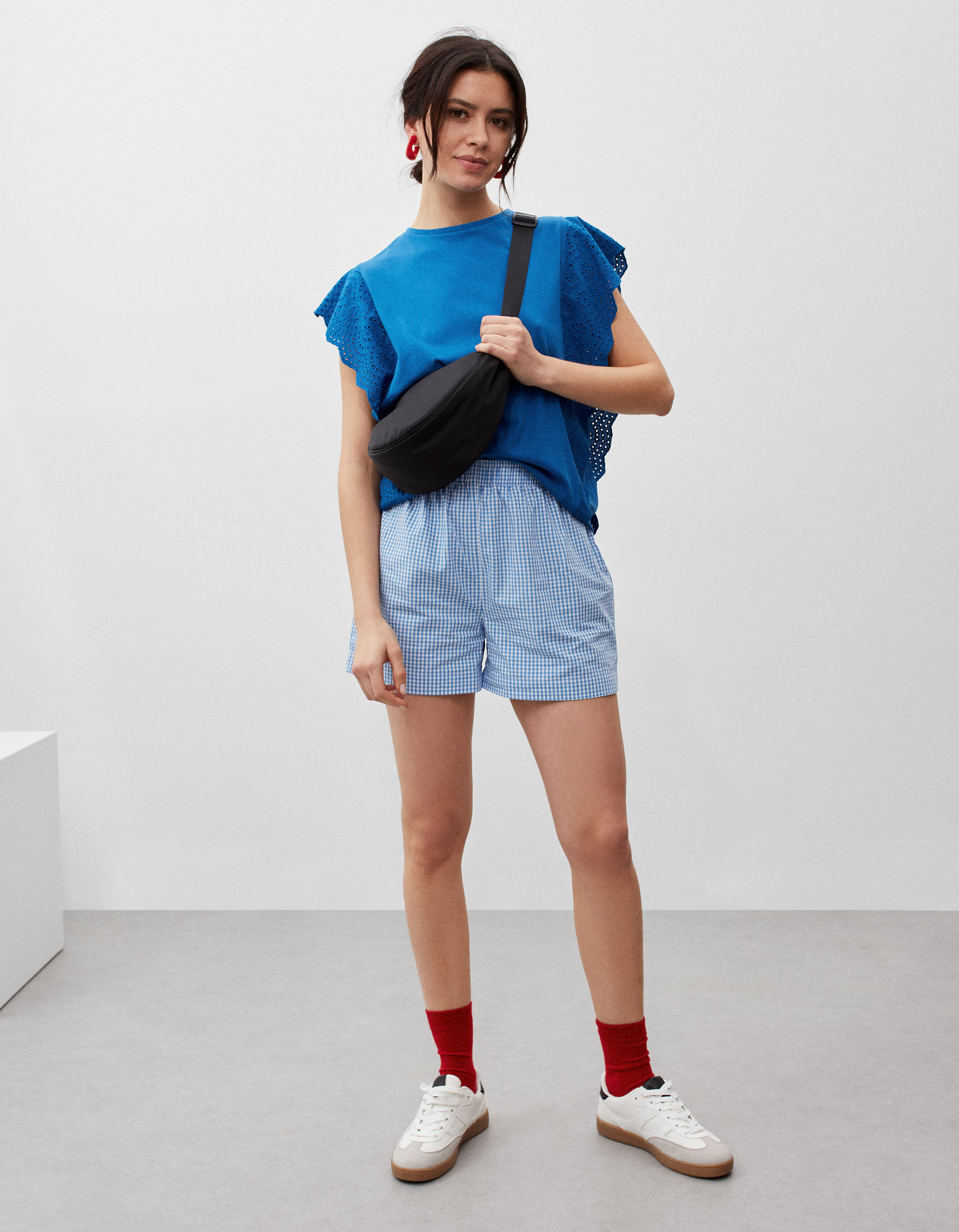 Comprar Online English Embroidered T-shirt, Woman, Dark Blue