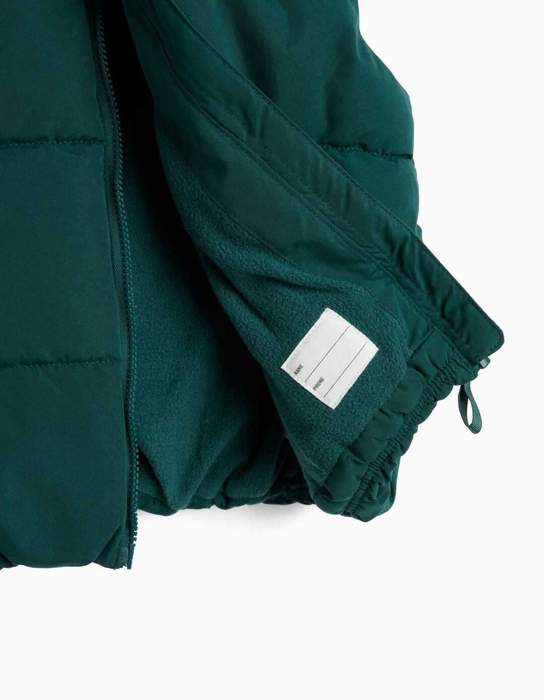 Colete Acolchoado, Menino, Verde Escuro