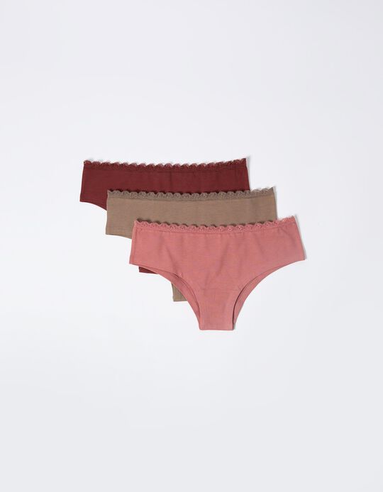 Comprar Online Pack 3 Cuecas, Mulher, Multicolor 