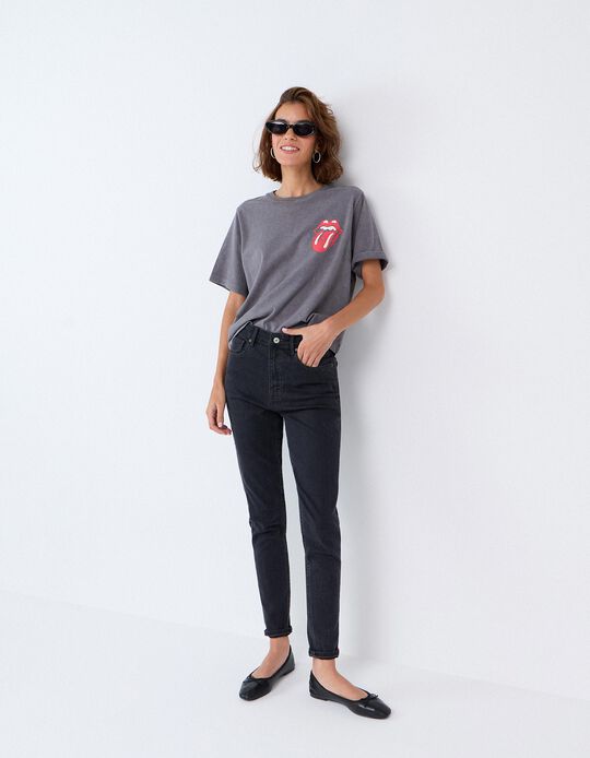 Comprar Online Cal&ccedil;as Skinny Fit, Mulher, Cinzento Escuro