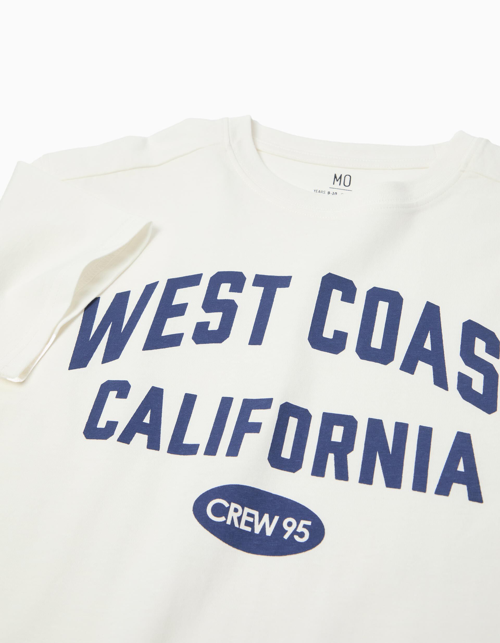 Comprar Online T-shirt Estampada, Menino, Branco