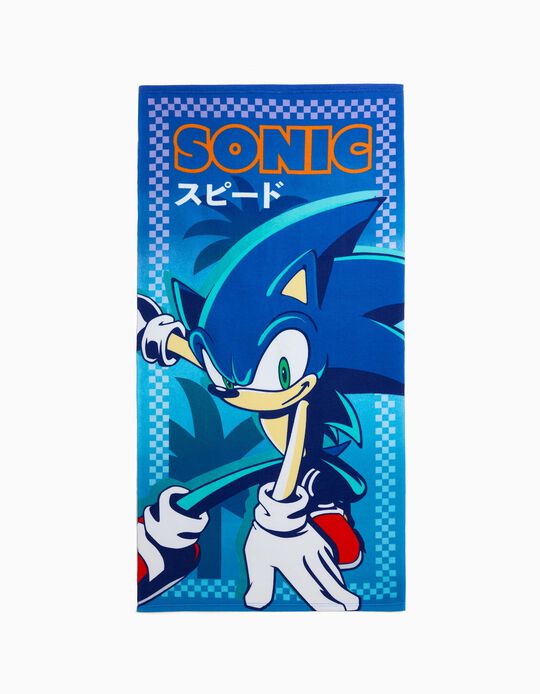 Comprar Online Toalha de Praia 'Sonic', Menino, Azul