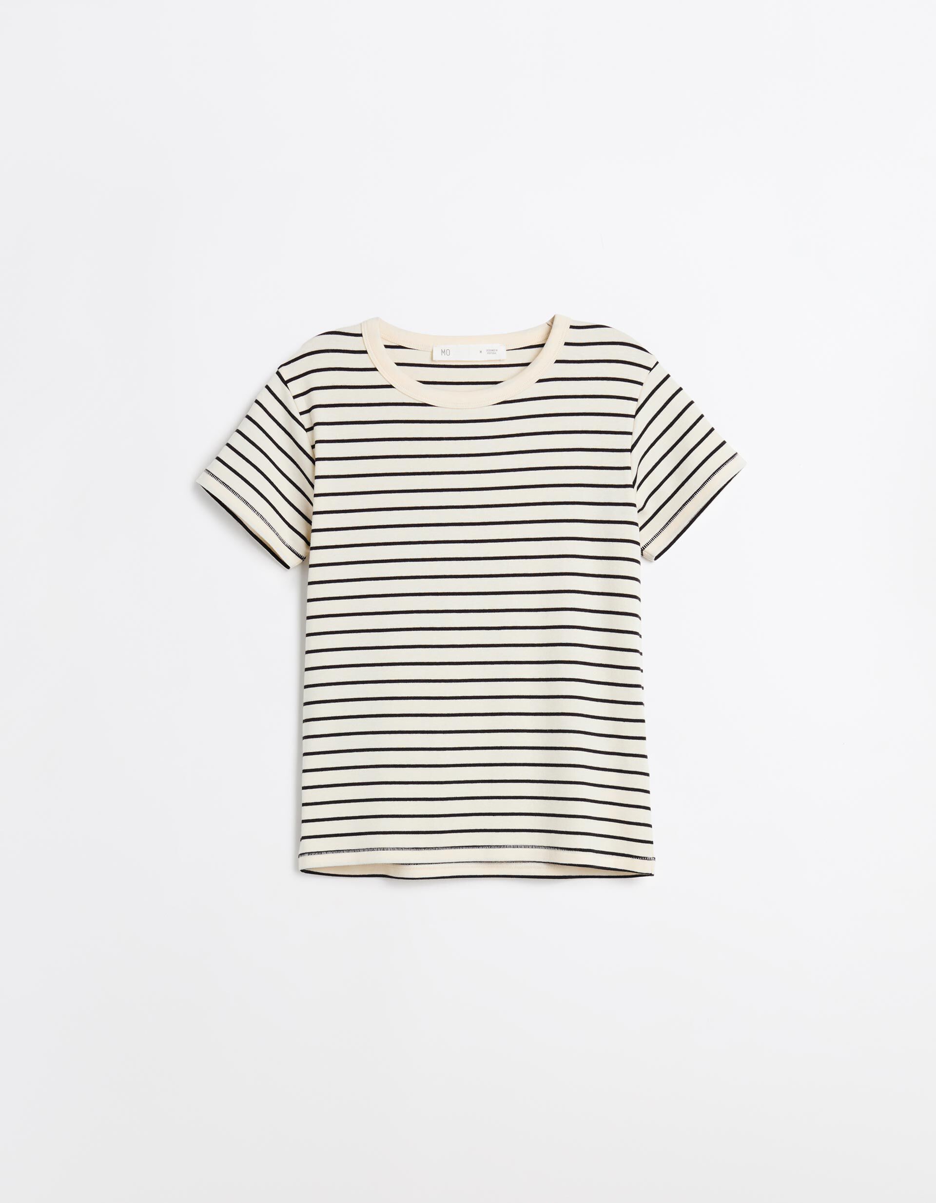 Comprar Online T-shirt, Mulher, Bege Claro