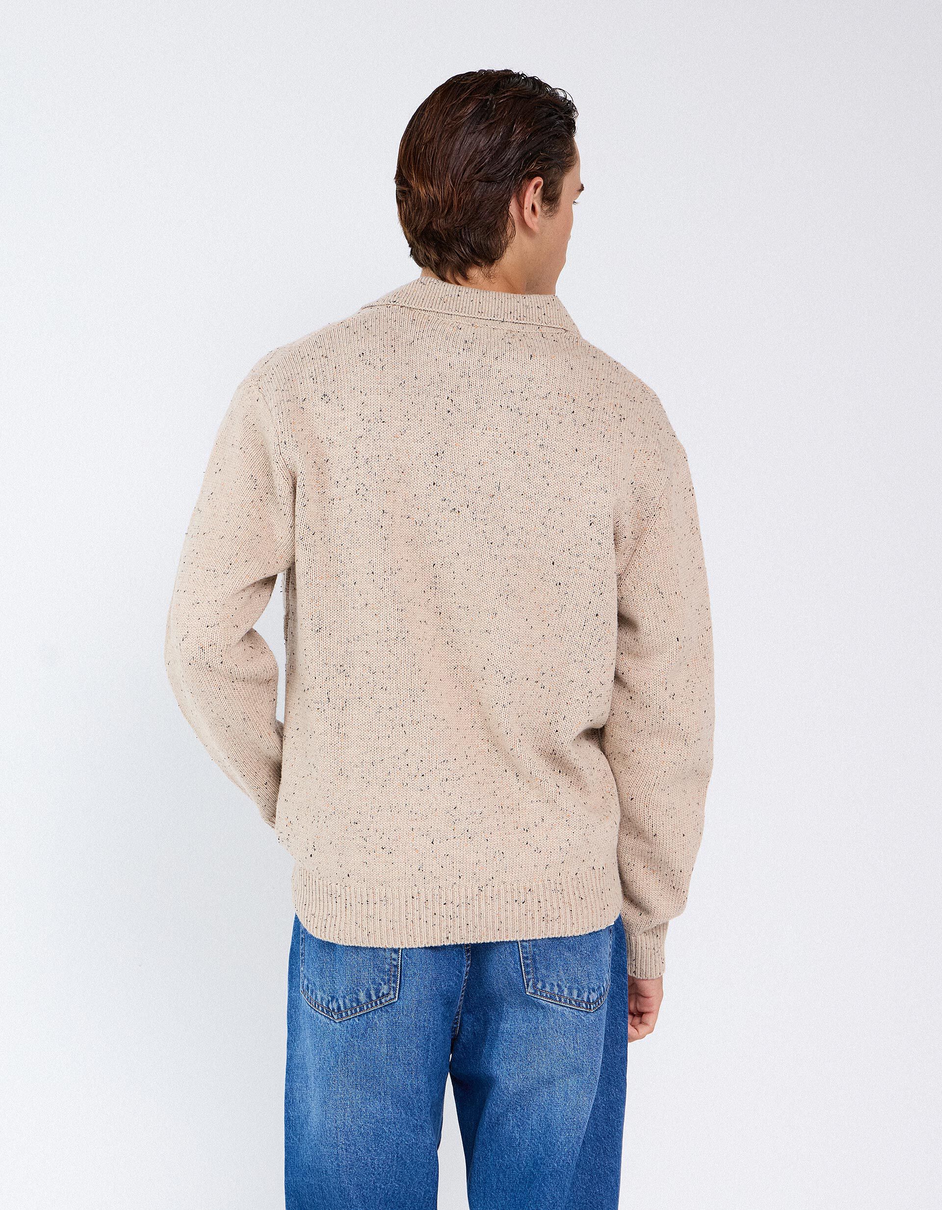 Comprar Online Polo Tricotado, Homem, Bege