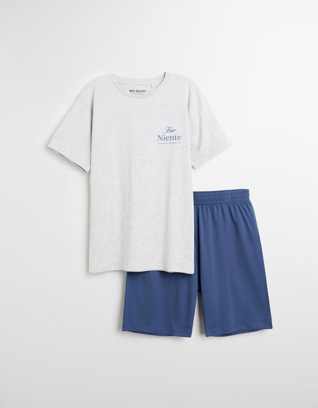 Pijama Jersey, Homem, Cinzento Claro
