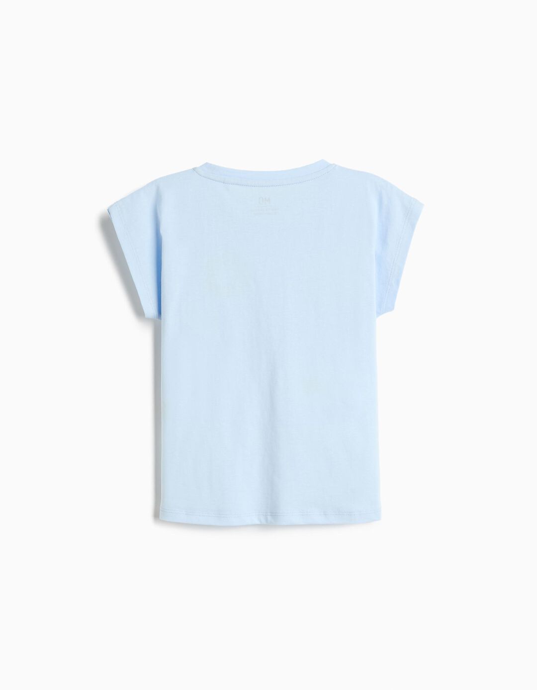 T-shirt Estampada, Menina, Azul Claro