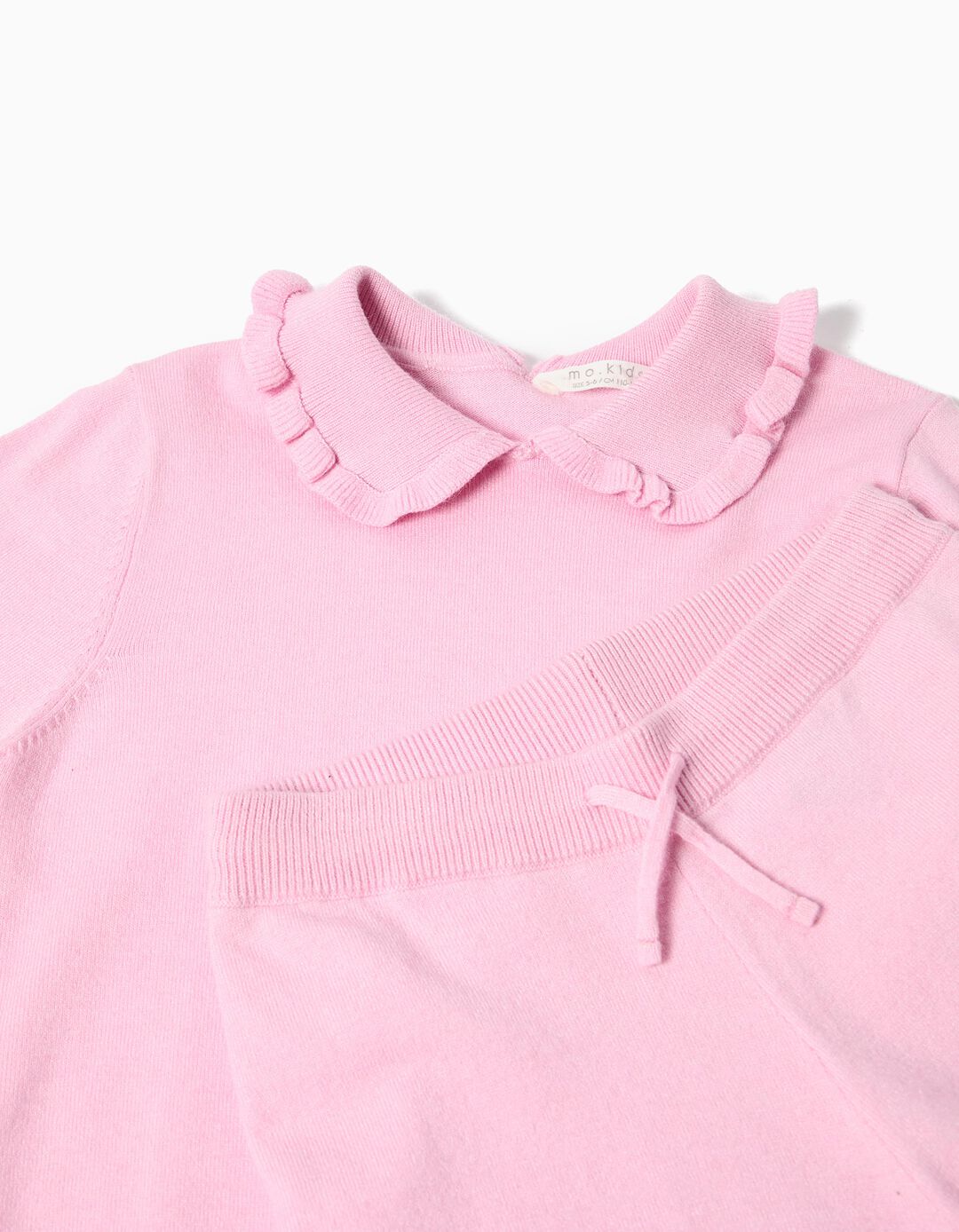 Conjunto Camisola e Calças, Menina, Rosa Claro