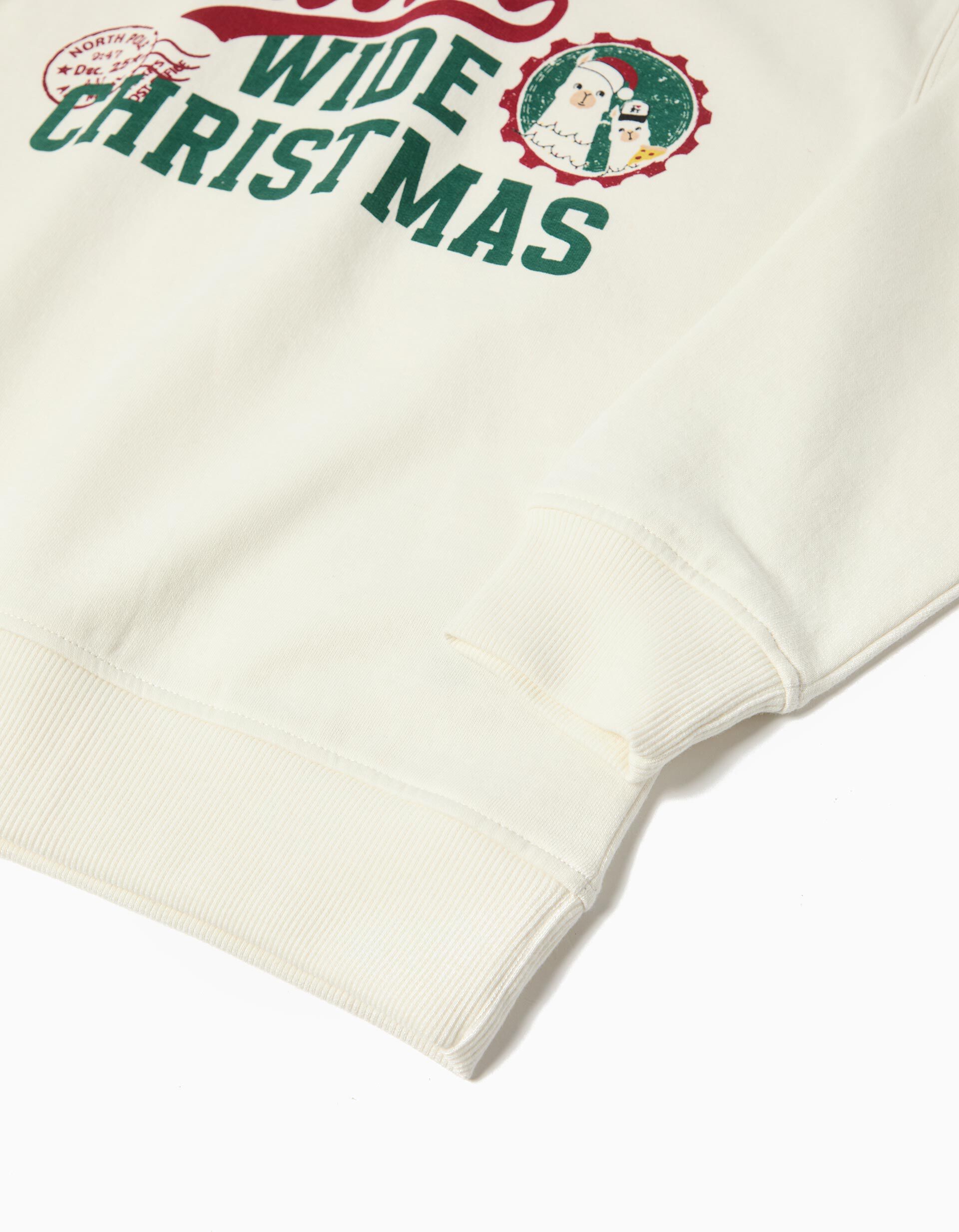 Comprar Online Sweatshirt de Natal, Menino, Cru