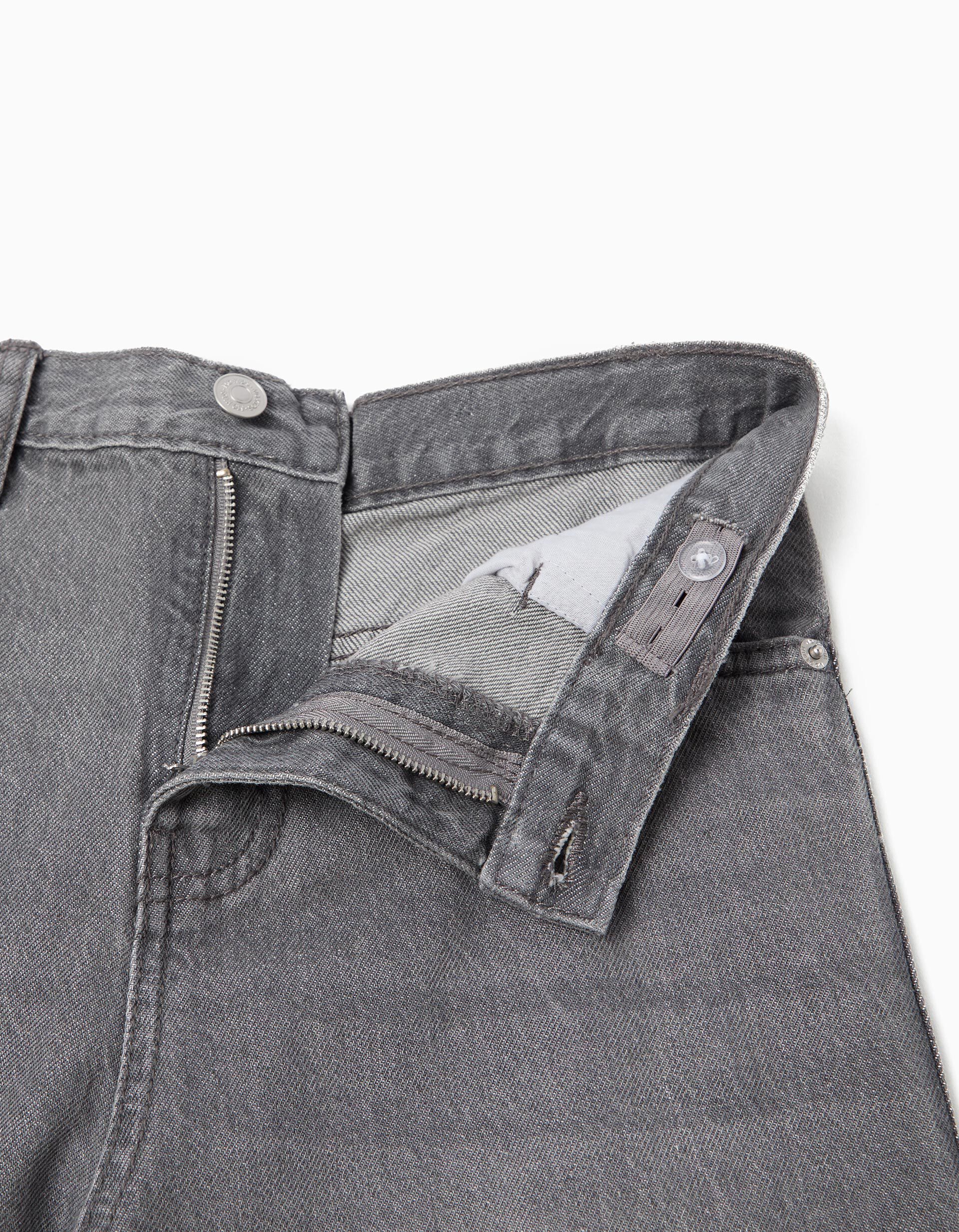 Comprar Online Cal&ccedil;as de Ganga 'Baggy', Menino, Cinzento