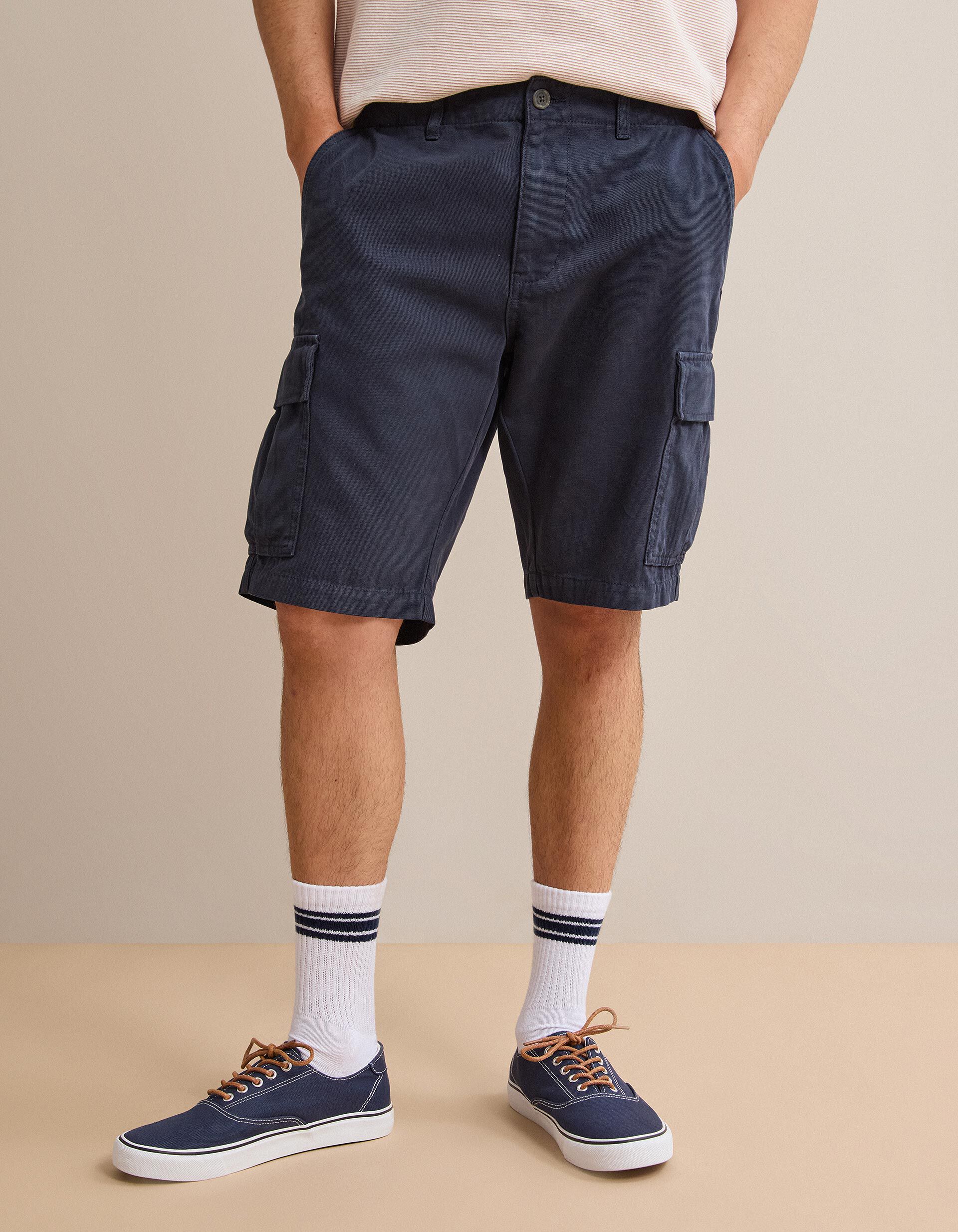 Comprar Online Cal&ccedil;&otilde;es Cargo, Homem, Azul Escuro 