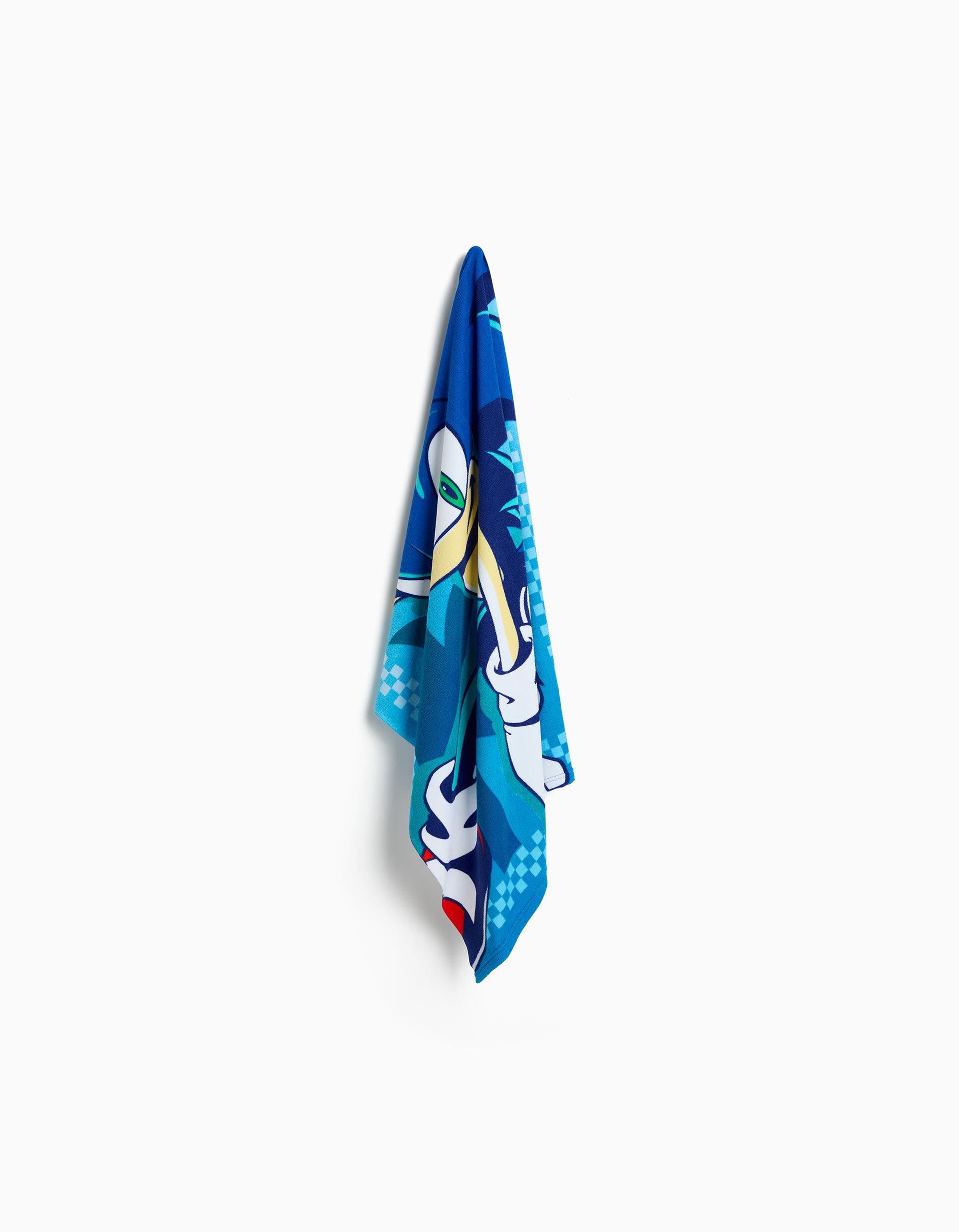 Comprar Online Toalha de Praia 'Sonic', Menino, Azul