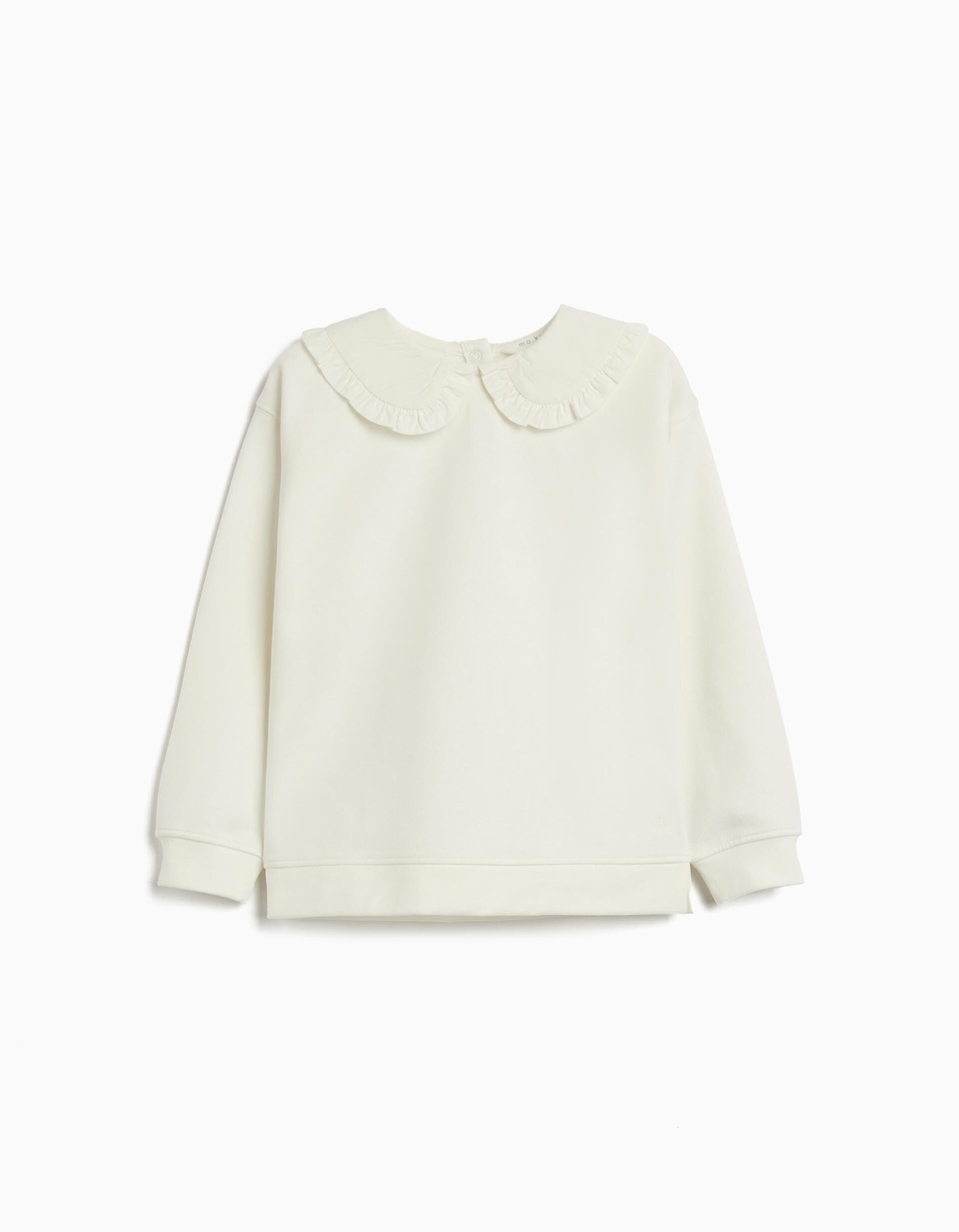 Comprar Online Sweatshirt com Gola, Menina, Branco 