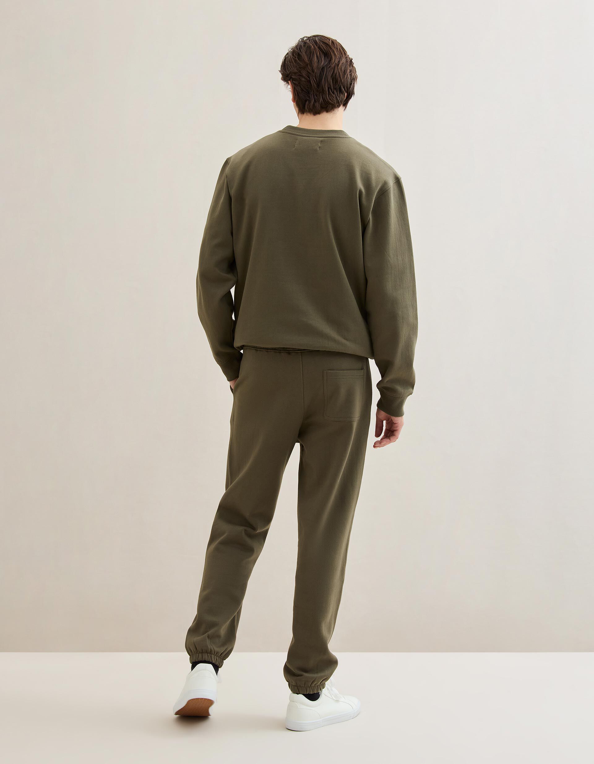 Comprar Online Cal&ccedil;as Jogging de Felpa, Homem, Verde Escuro