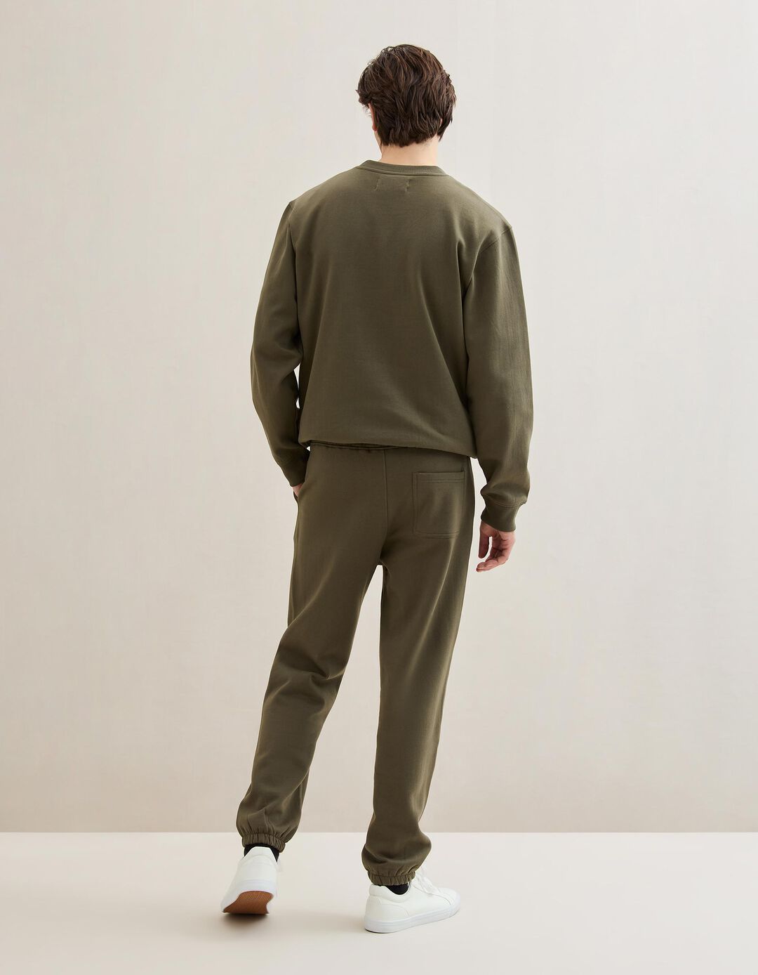 Cal&ccedil;as Jogging de Felpa, Homem, Verde Escuro