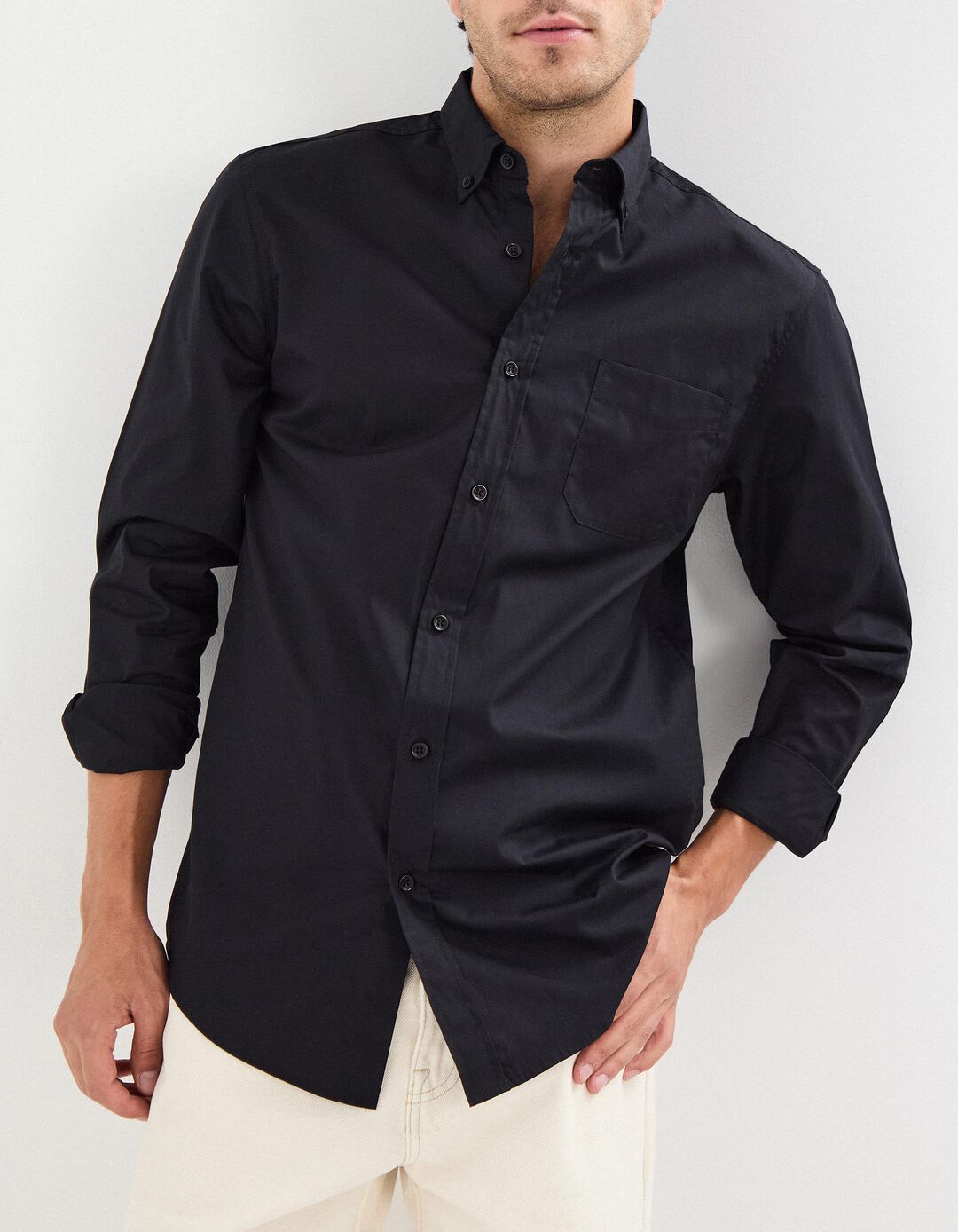 Camisa, Homem, Preto