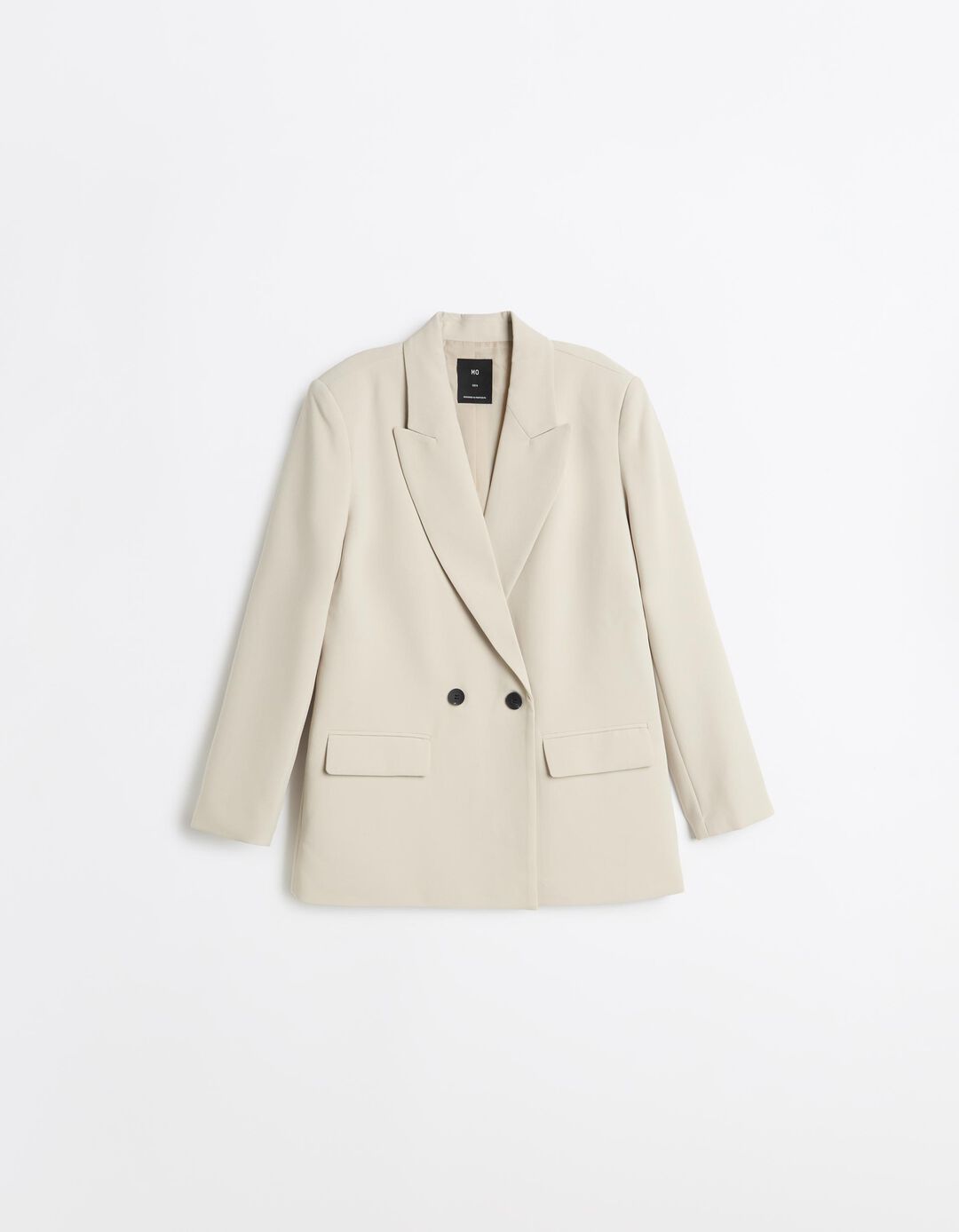 Blazer Oversize, Mulher, Bege