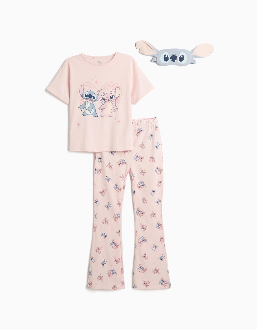 Pijama 'Stitch' &copy;Disney, Menina, Rosa Claro