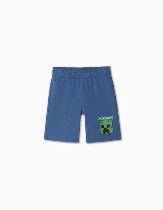 Comprar Online 'Minecraft' Felpa Shorts, Boy, Blue