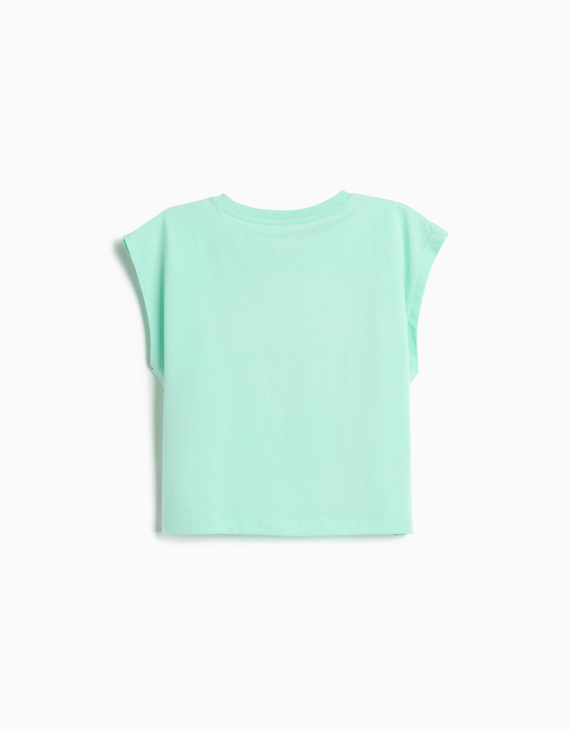 Comprar Online T-shirt Estampada, Menina, Verde Claro