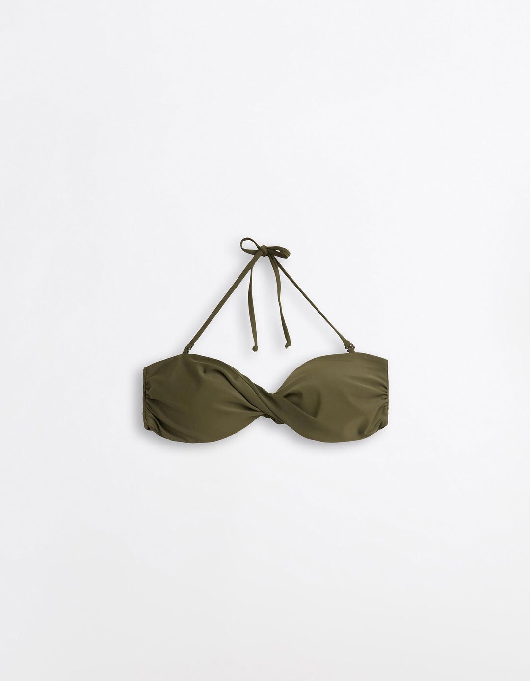 Top de Biquini, Mulher, Verde Escuro