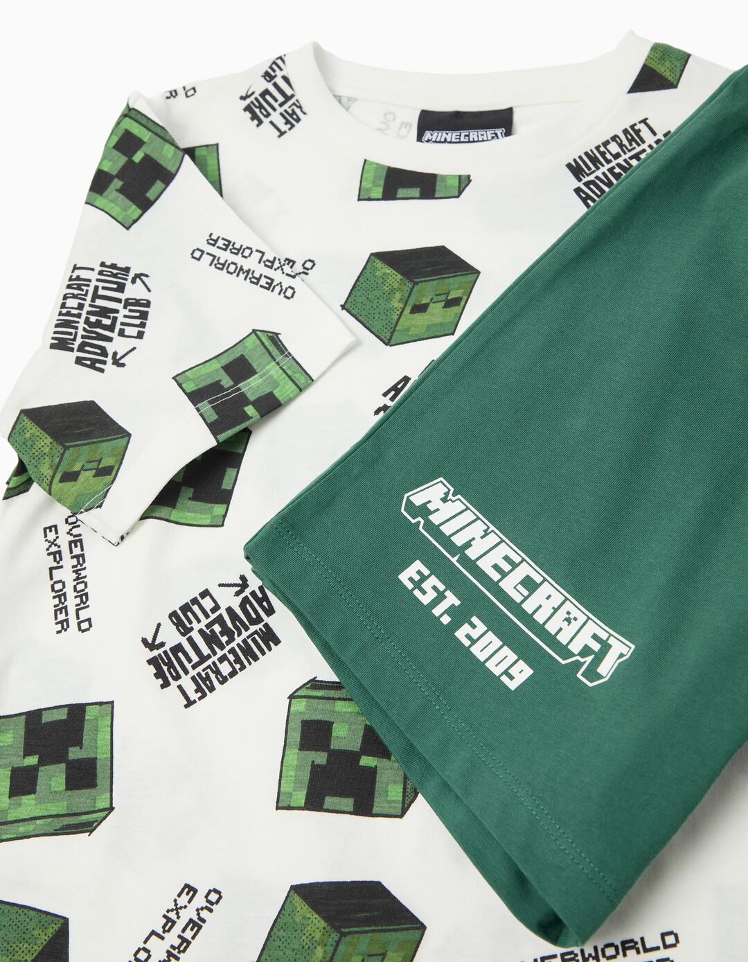 Pijama 'Minecraft', Menino, Branco