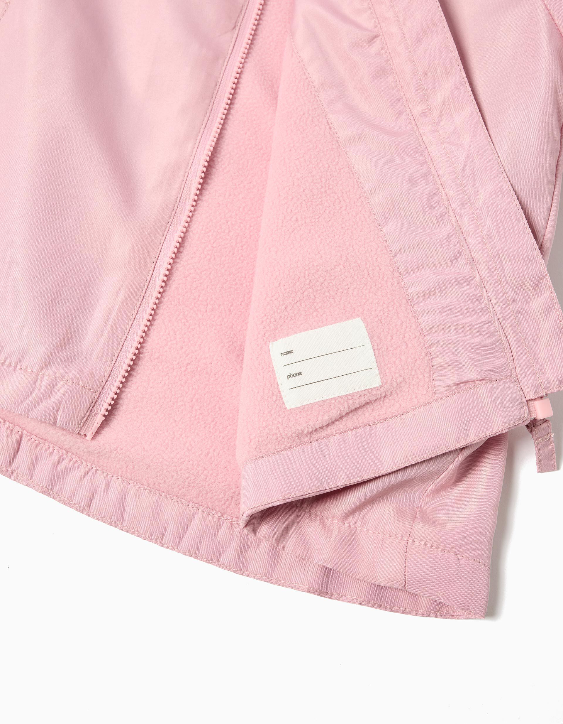 Comprar Online Casaco Polar no Interior, Menina, Rosa Claro