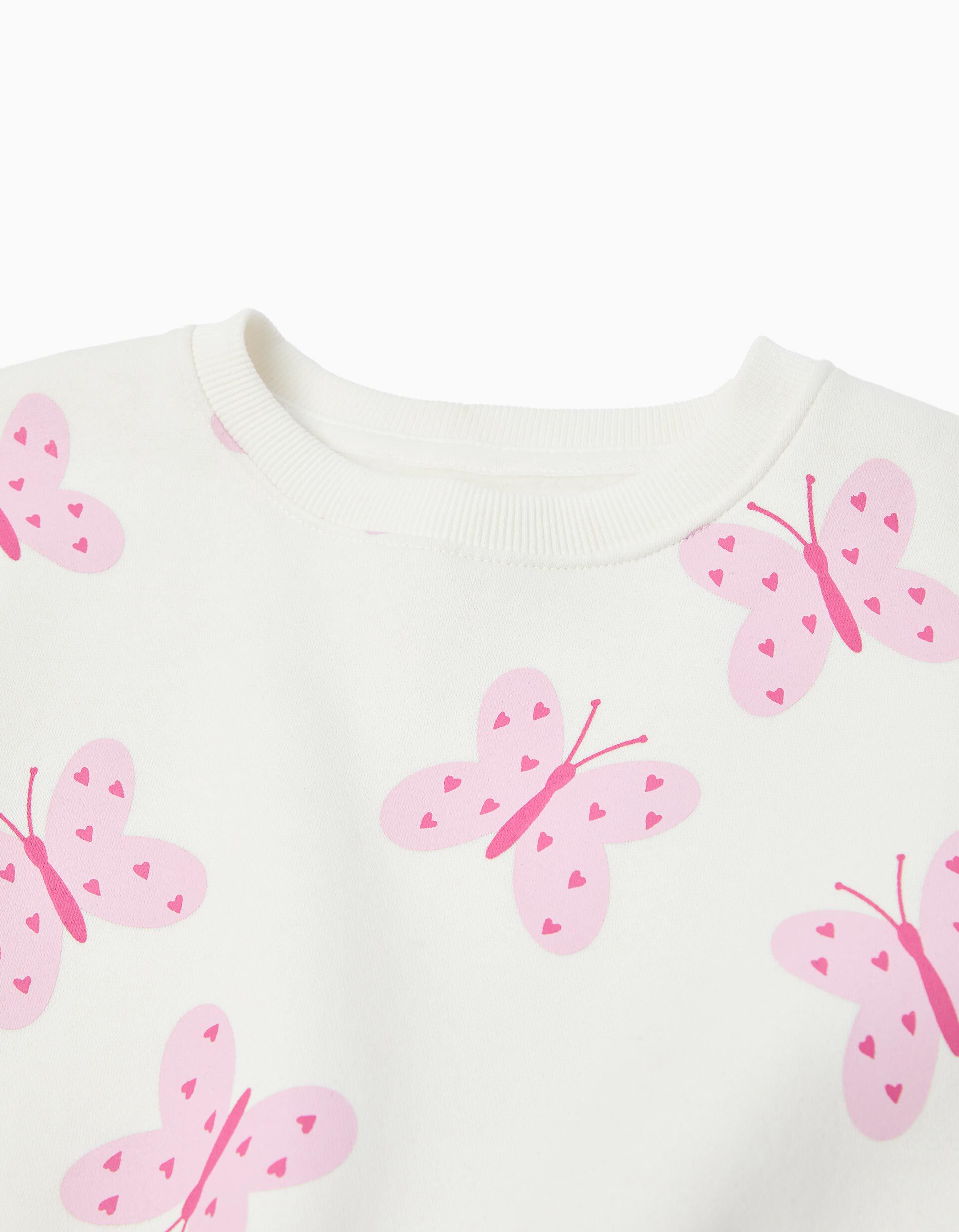 Comprar Online Sweatshirt, Menina, Branco