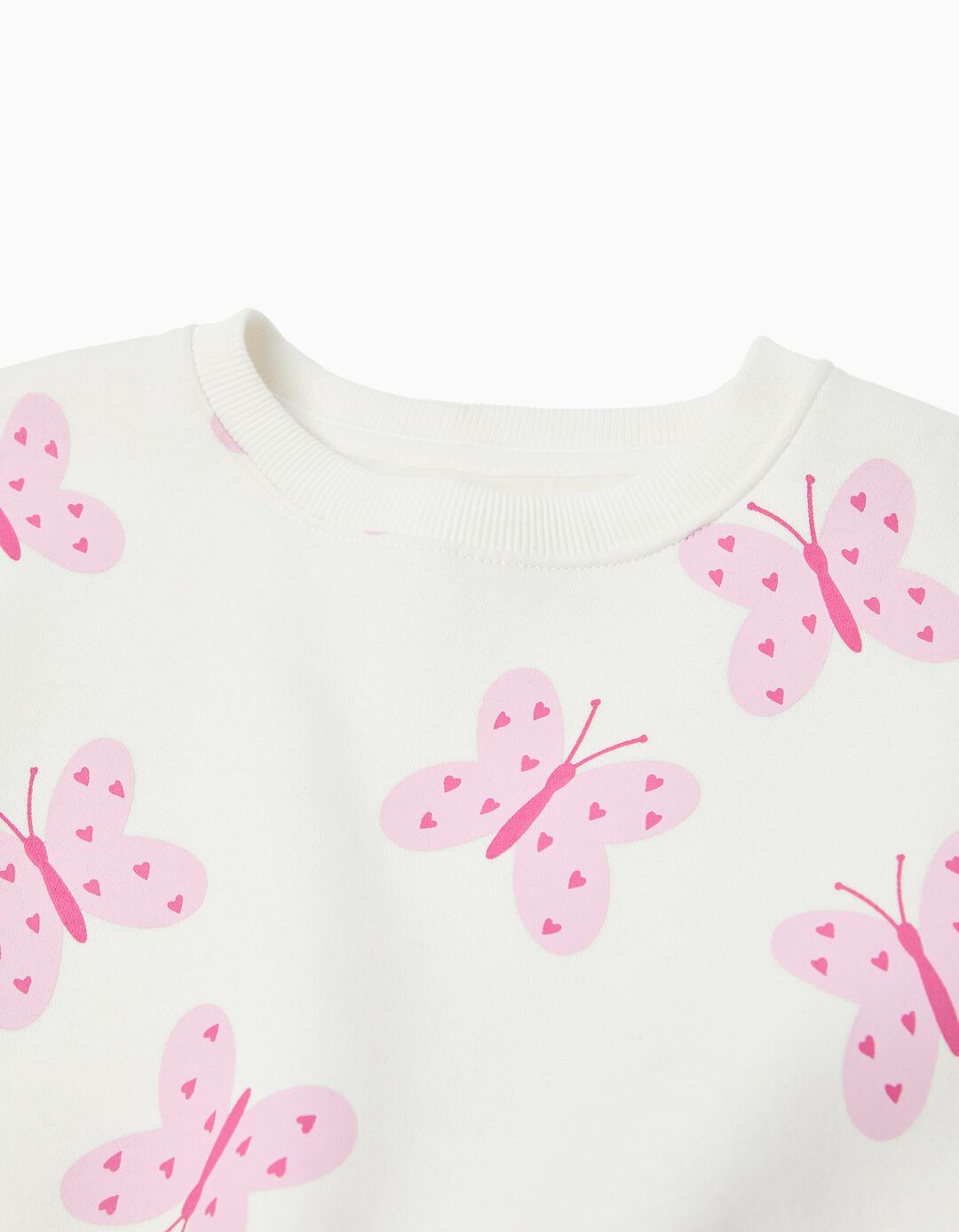 Sweatshirt, Menina, Branco