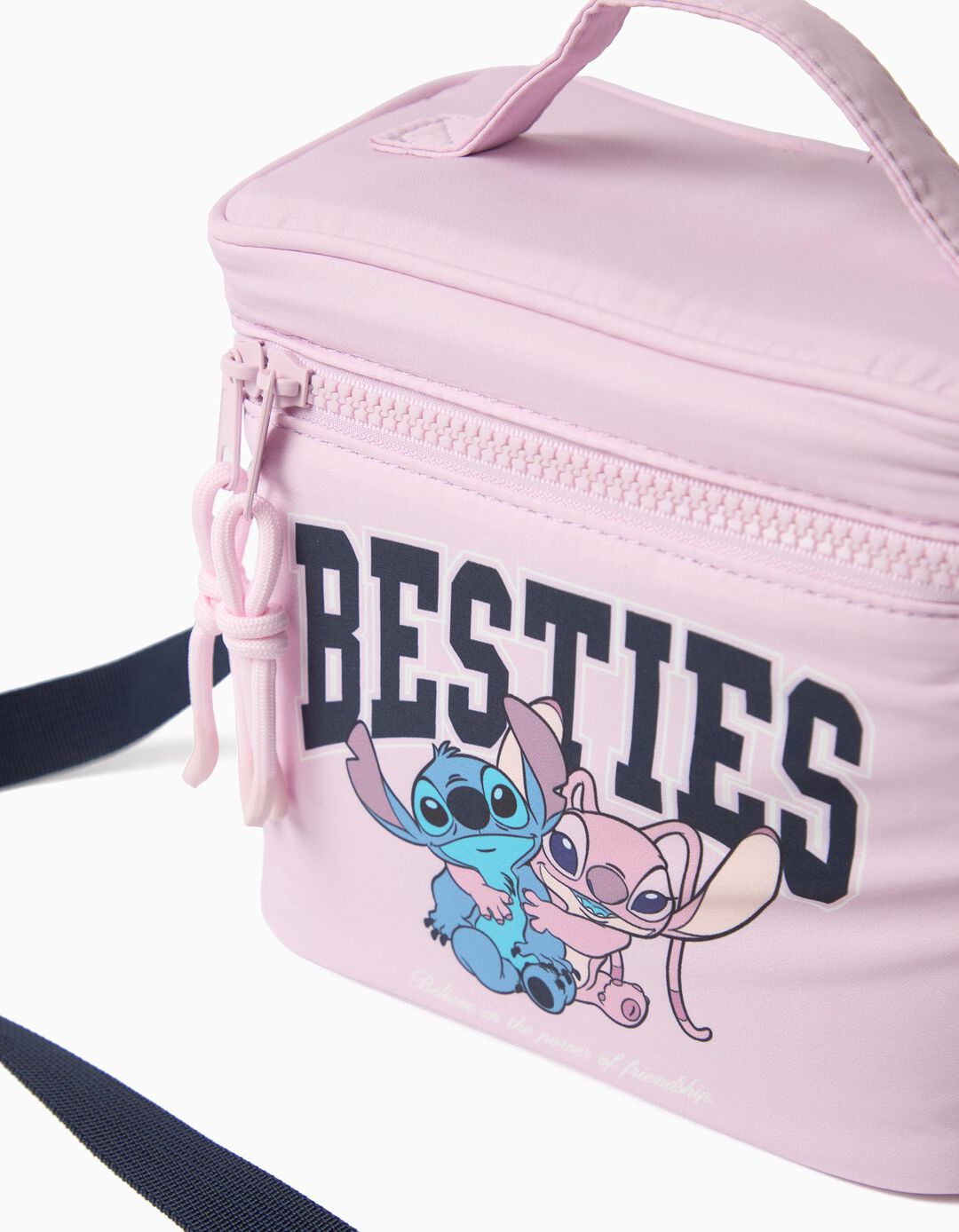 Lancheira 'Stitch' &copy;Disney, Menina, Rosa