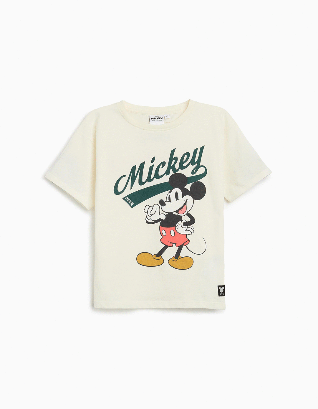 T-shirt 'Mickey', Menino, Branco