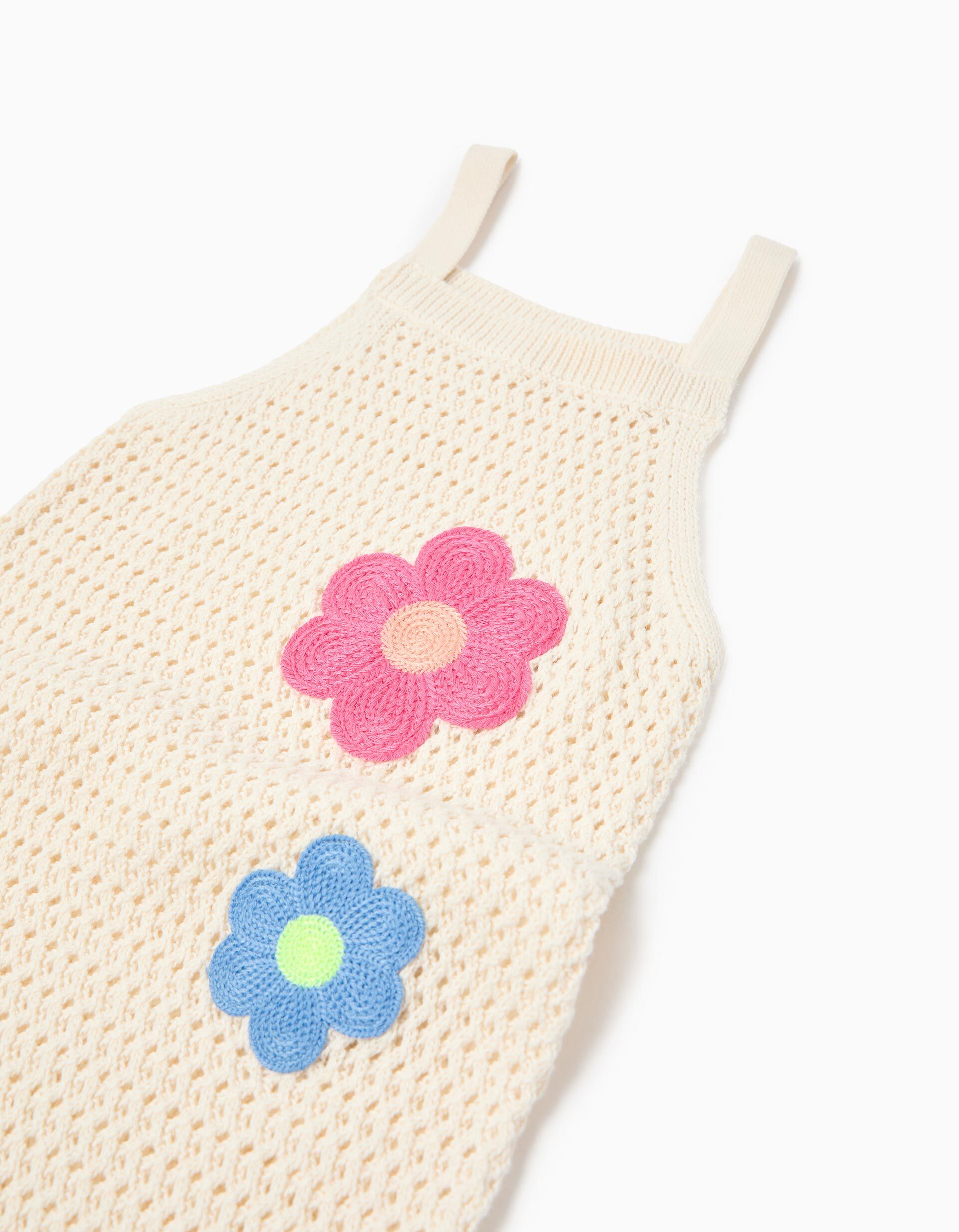 Comprar Online Vestido Crochet, Menina, Cru