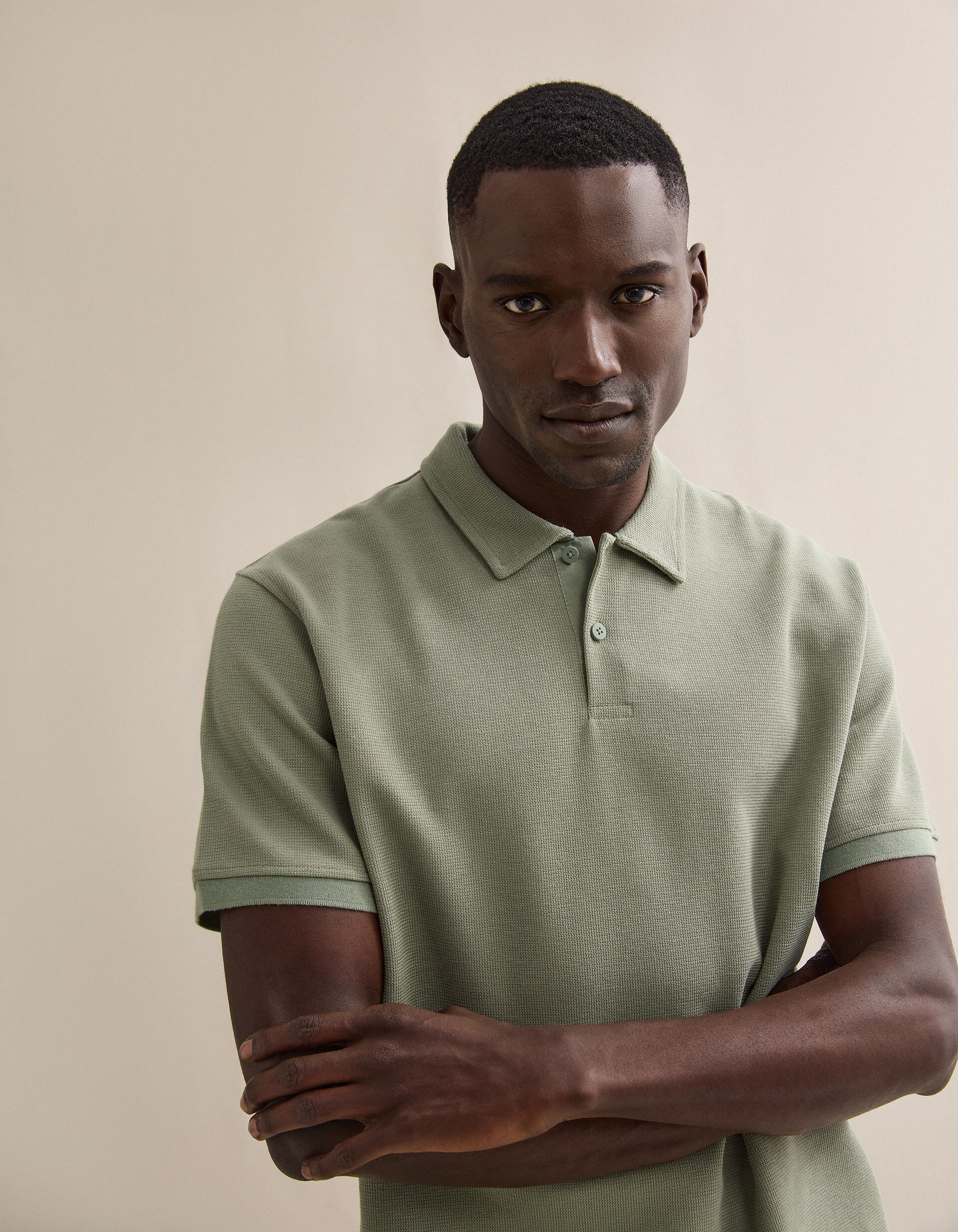 Comprar Online Polo Waffle, Homem, Verde