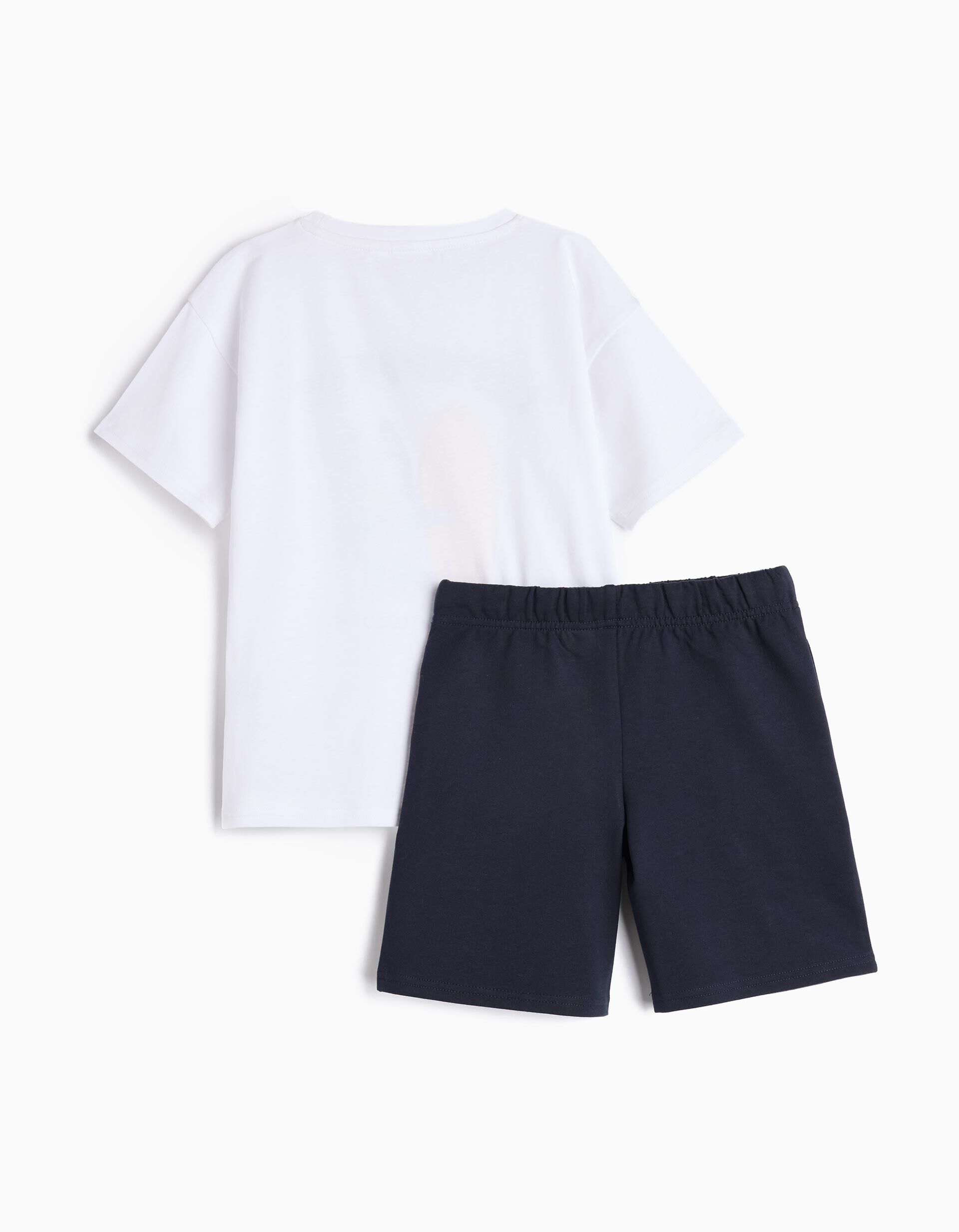 Comprar Online Conjunto T-Shirt e Cal&ccedil;&otilde;es 'Bluey', Menino, Branco