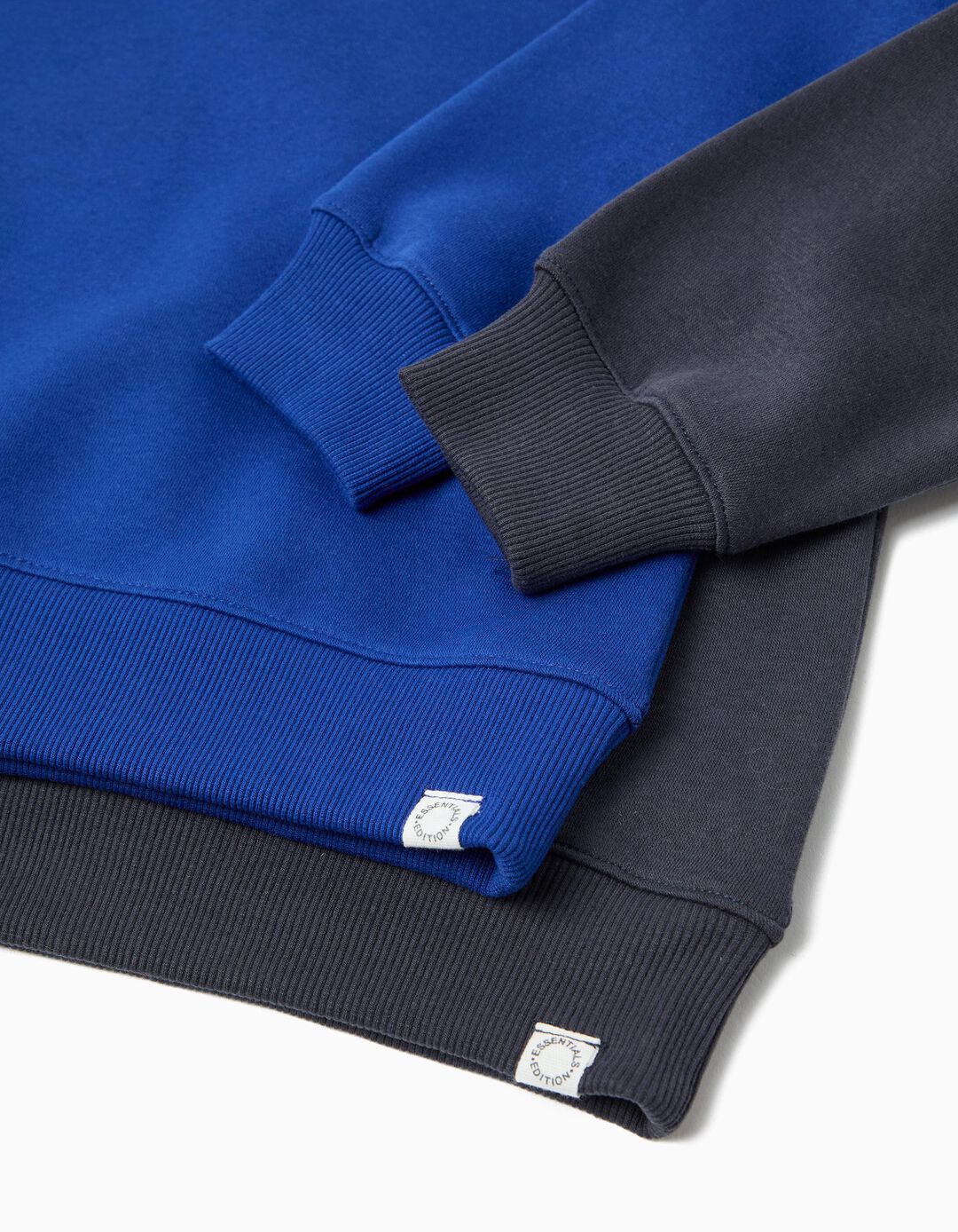 Pack 2 Sweatshirts de Felpa, Menino, Azul Escuro