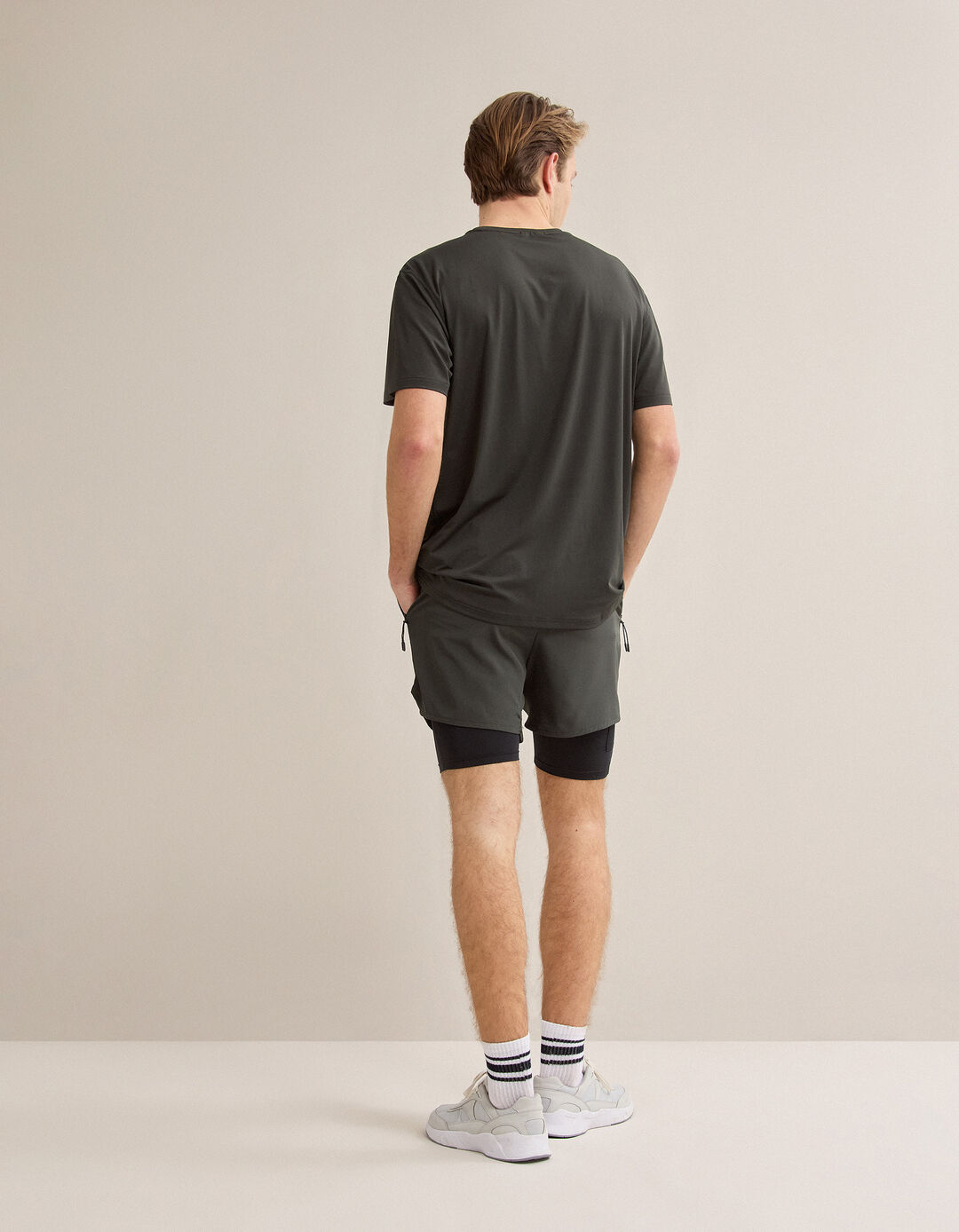 Cal&ccedil;&otilde;es de Desporto, Homem, Verde Escuro