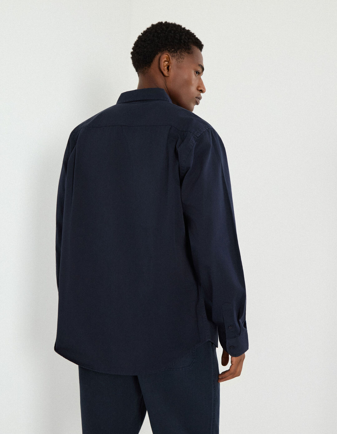 Camisa, Homem, Azul Escuro