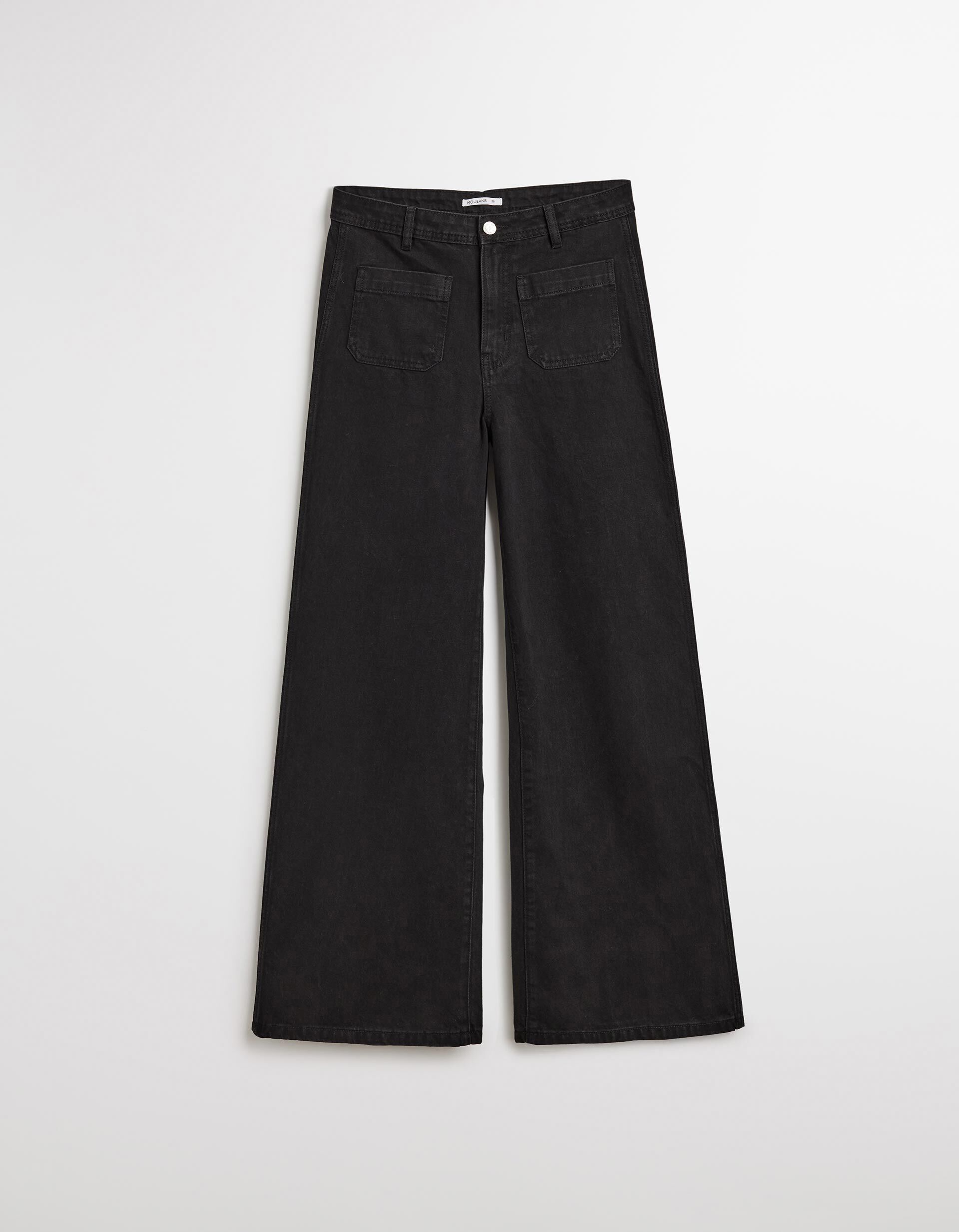 Comprar Online Cal&ccedil;as de Ganga Wide Leg, Mulher, Cinzento Escuro
