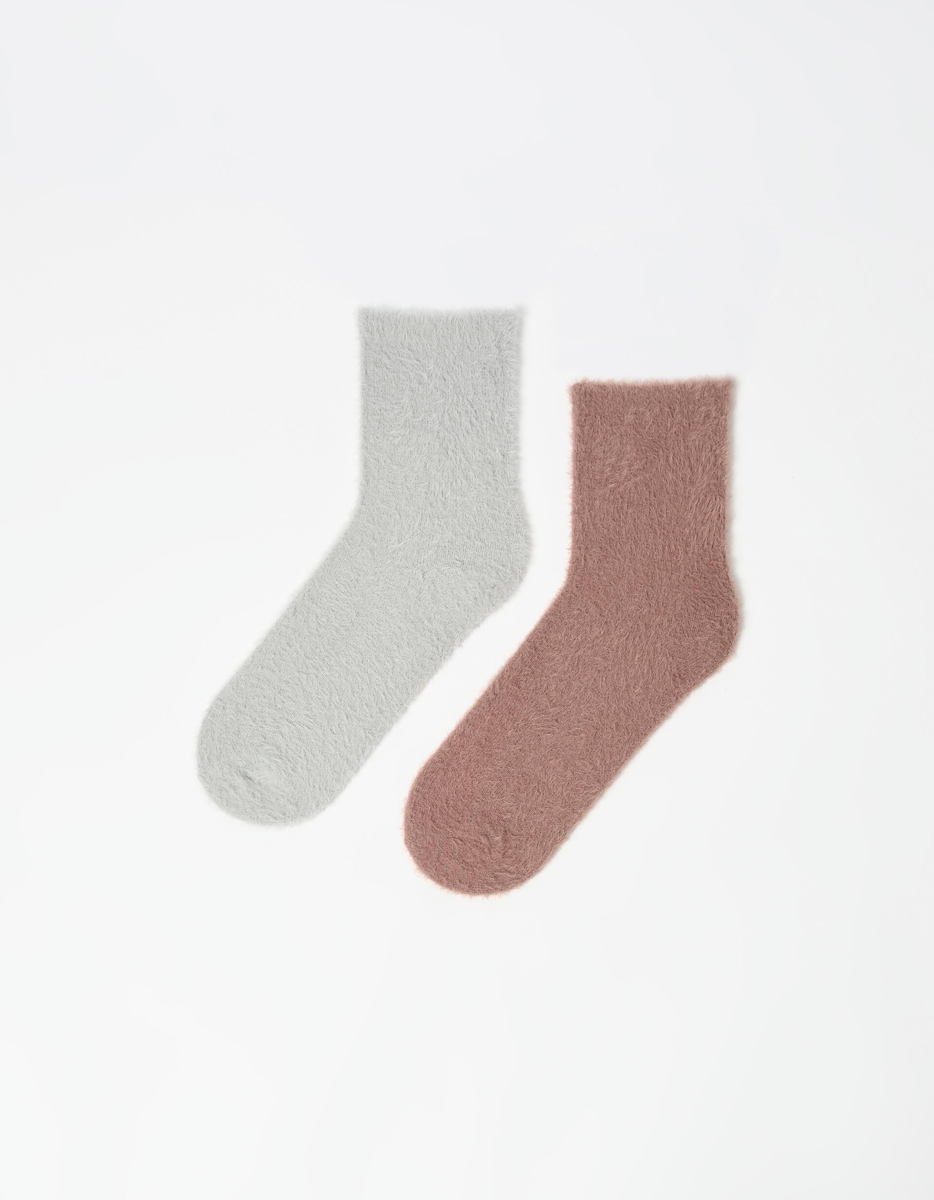 Comprar Online Pack 2 Pares de Meias, Mulher, Rosa Claro 