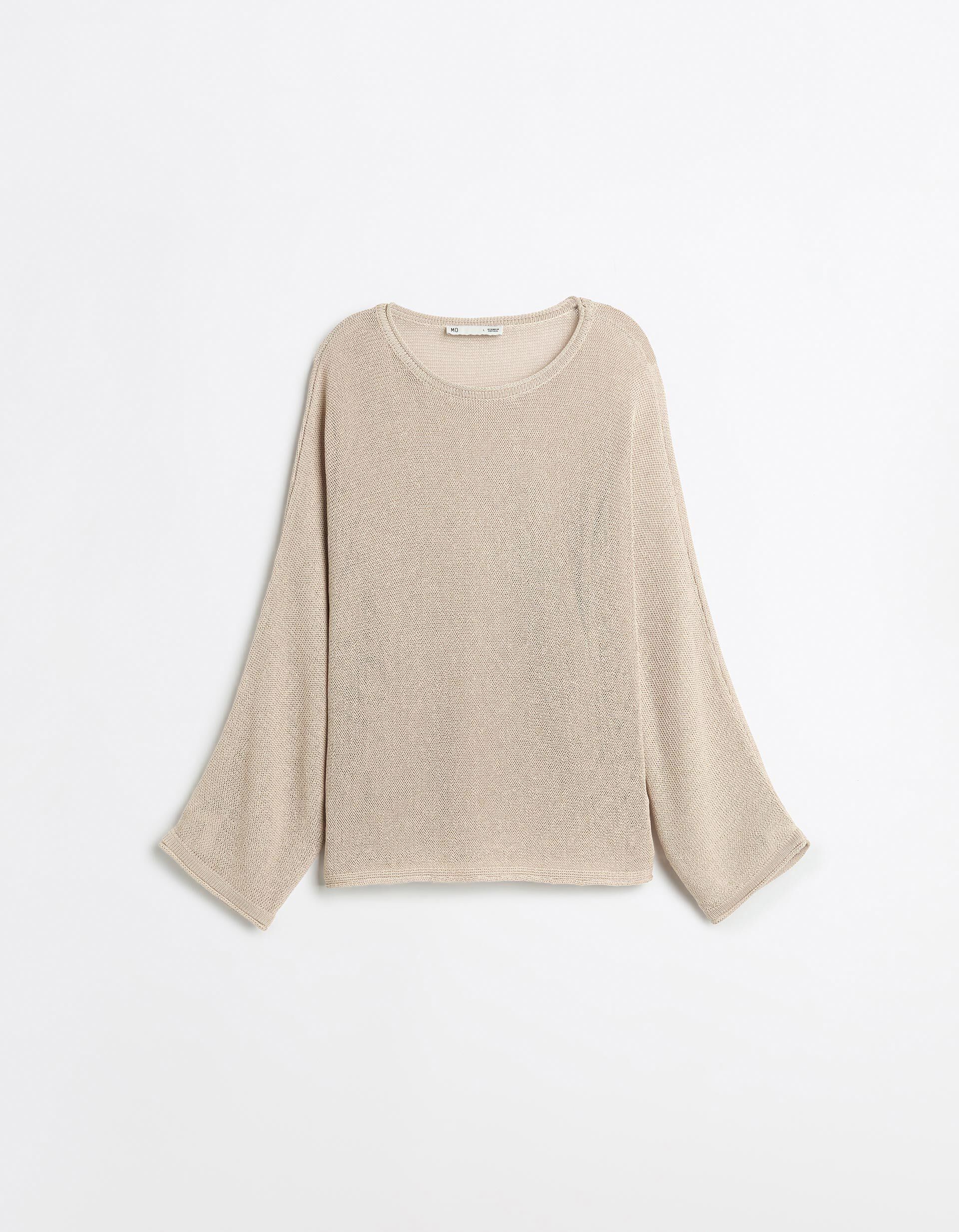 Comprar Online Camisola de Malha, Mulher, Bege Claro