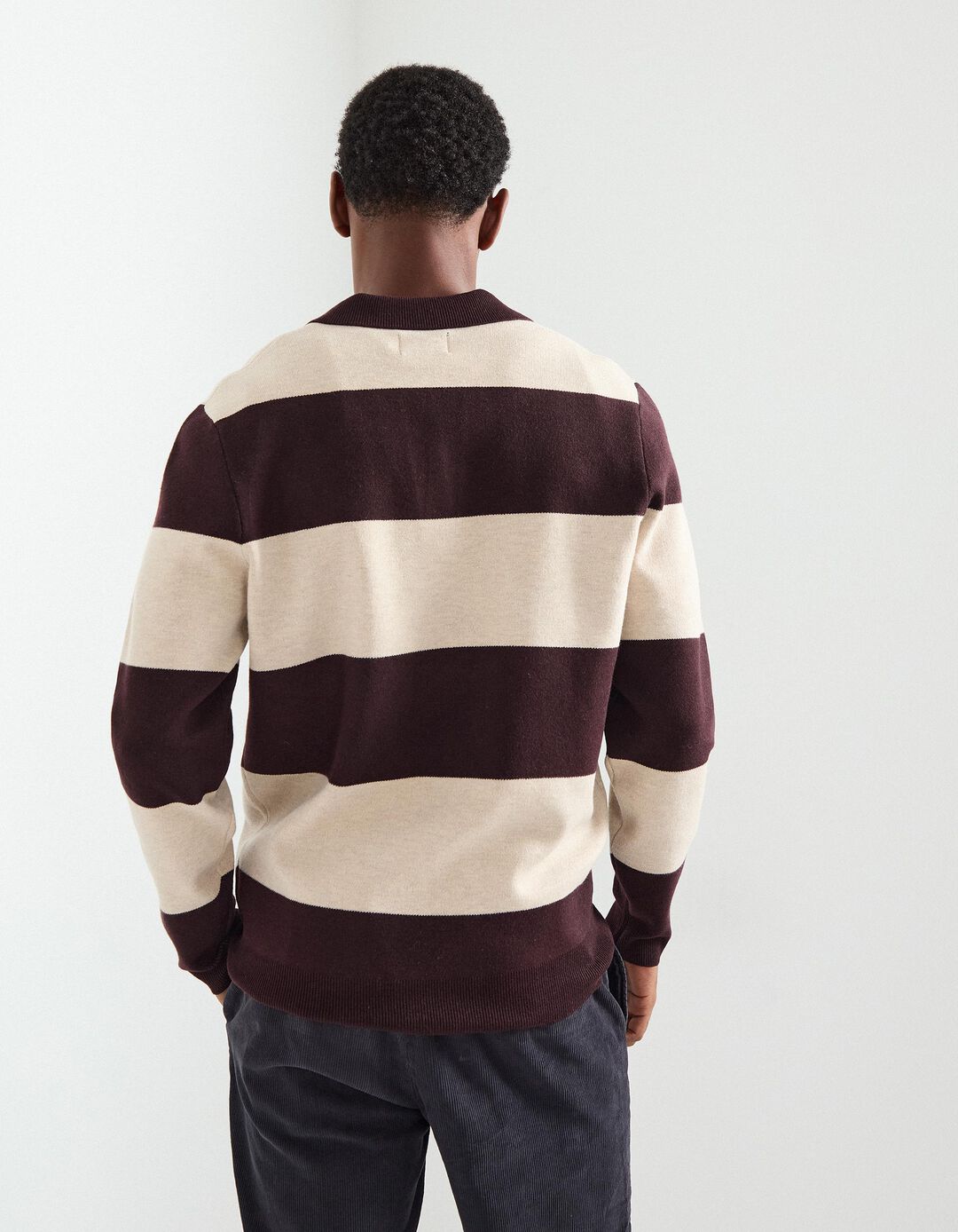 Polo de Malha, Homem, Castanho Claro