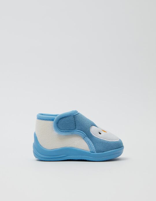 Penguin' Slippers, Babies, Blue