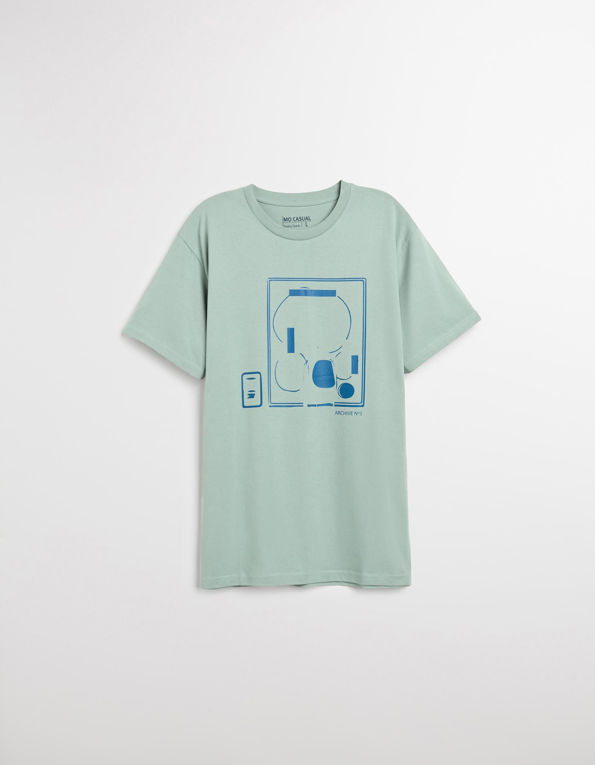 Comprar Online T-shirt Print, Homem, Verde 